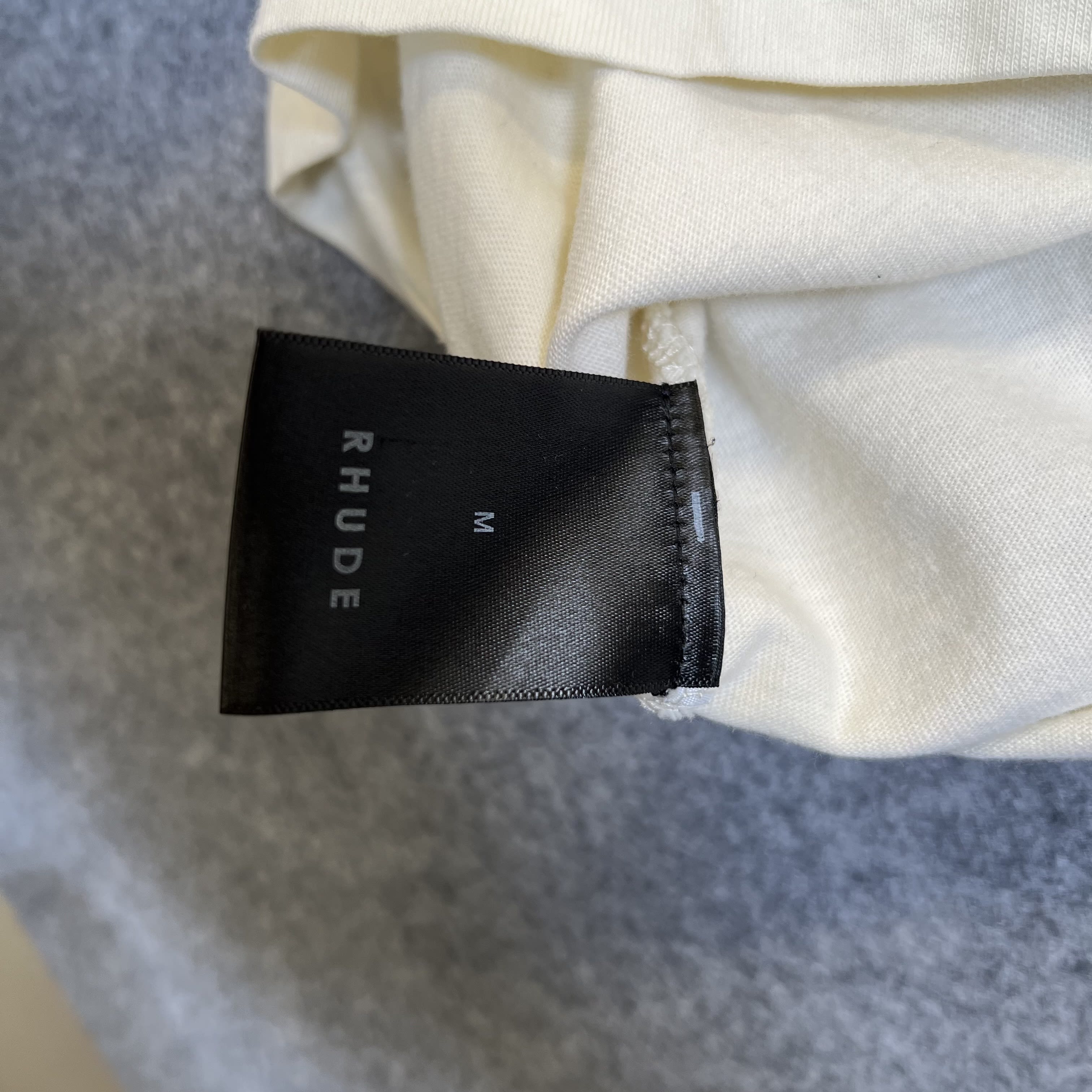 350150 Rhude Yacht Club Tee 'Vintage White'