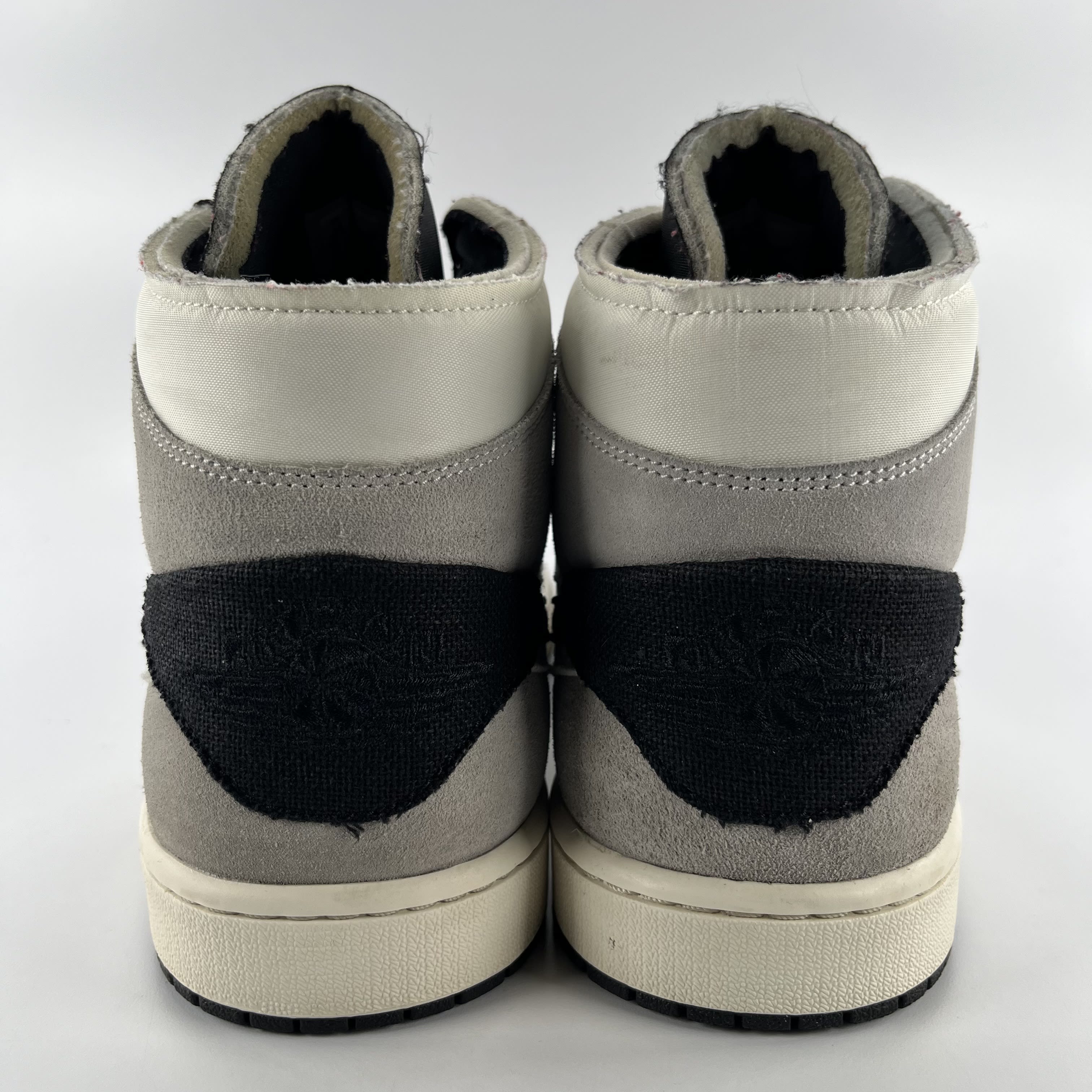 691541 Jordan 1 Mid SE Craft White Cement Grey Black
