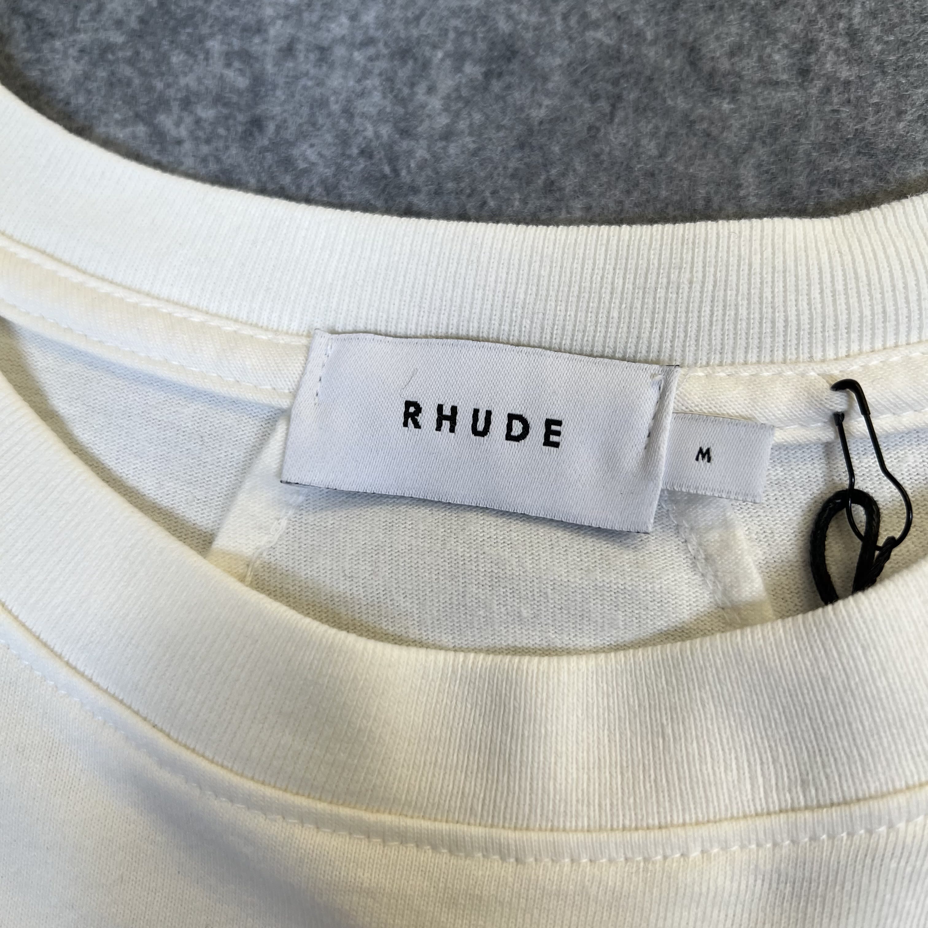 264474 Rhude Vintage Chateau Short-Sleeve T-Shirt 'White'