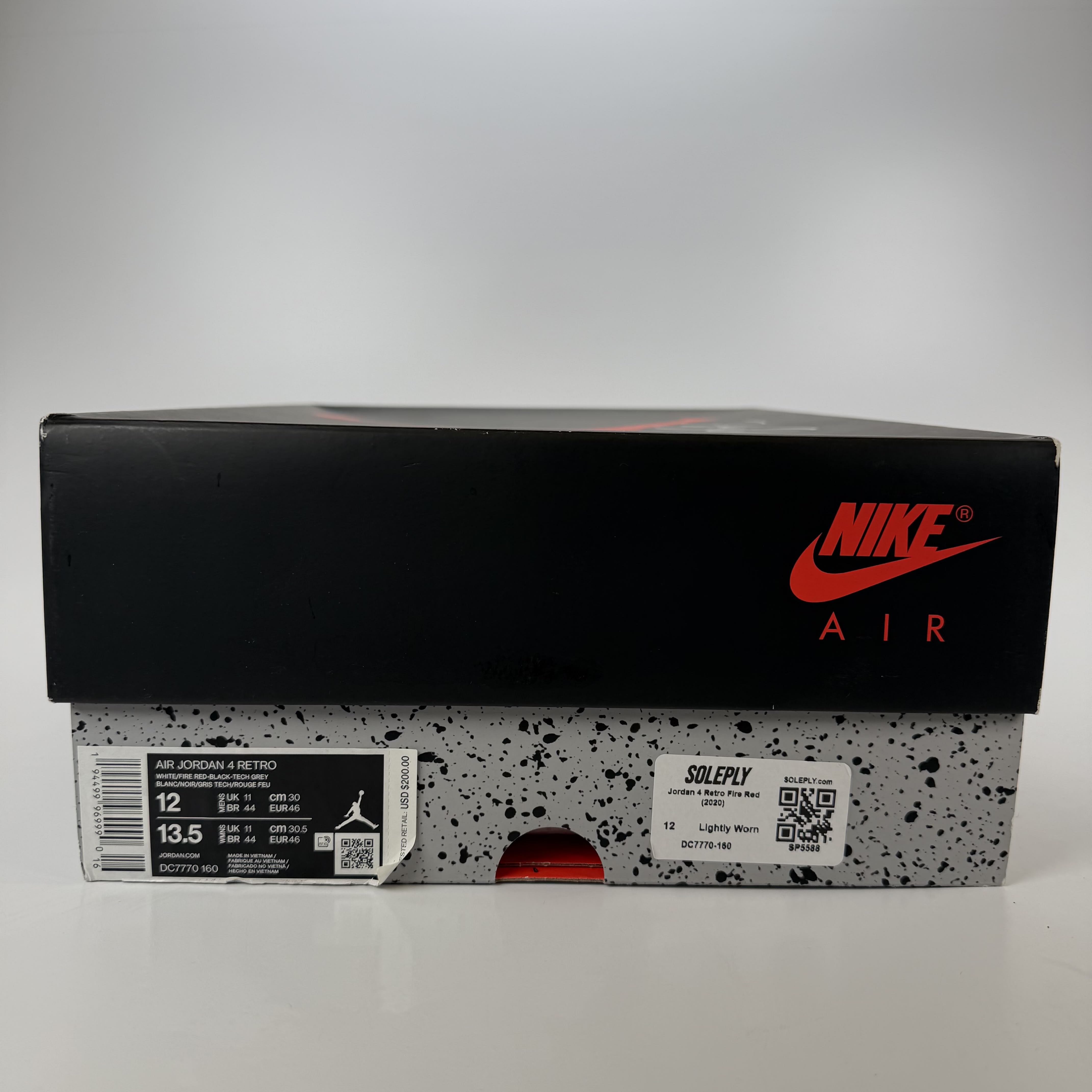 SP5588 Jordan 4 Retro Fire Red (2020)