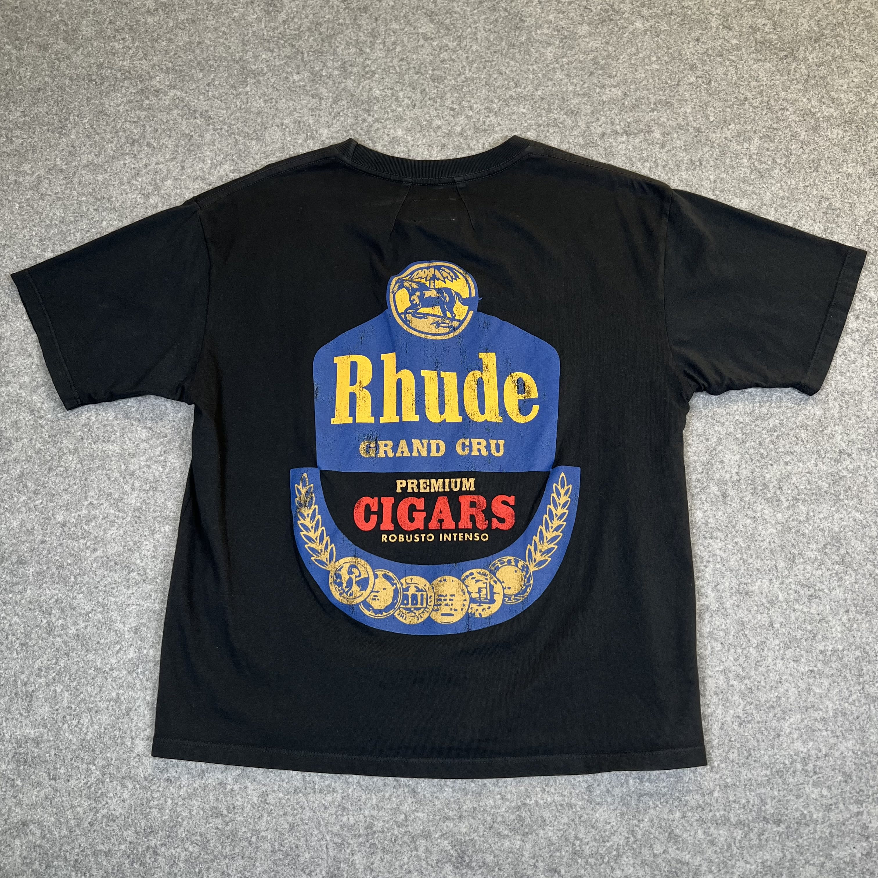 356243 Rhude Grand Cru T-shirt 'Vintage Black'
