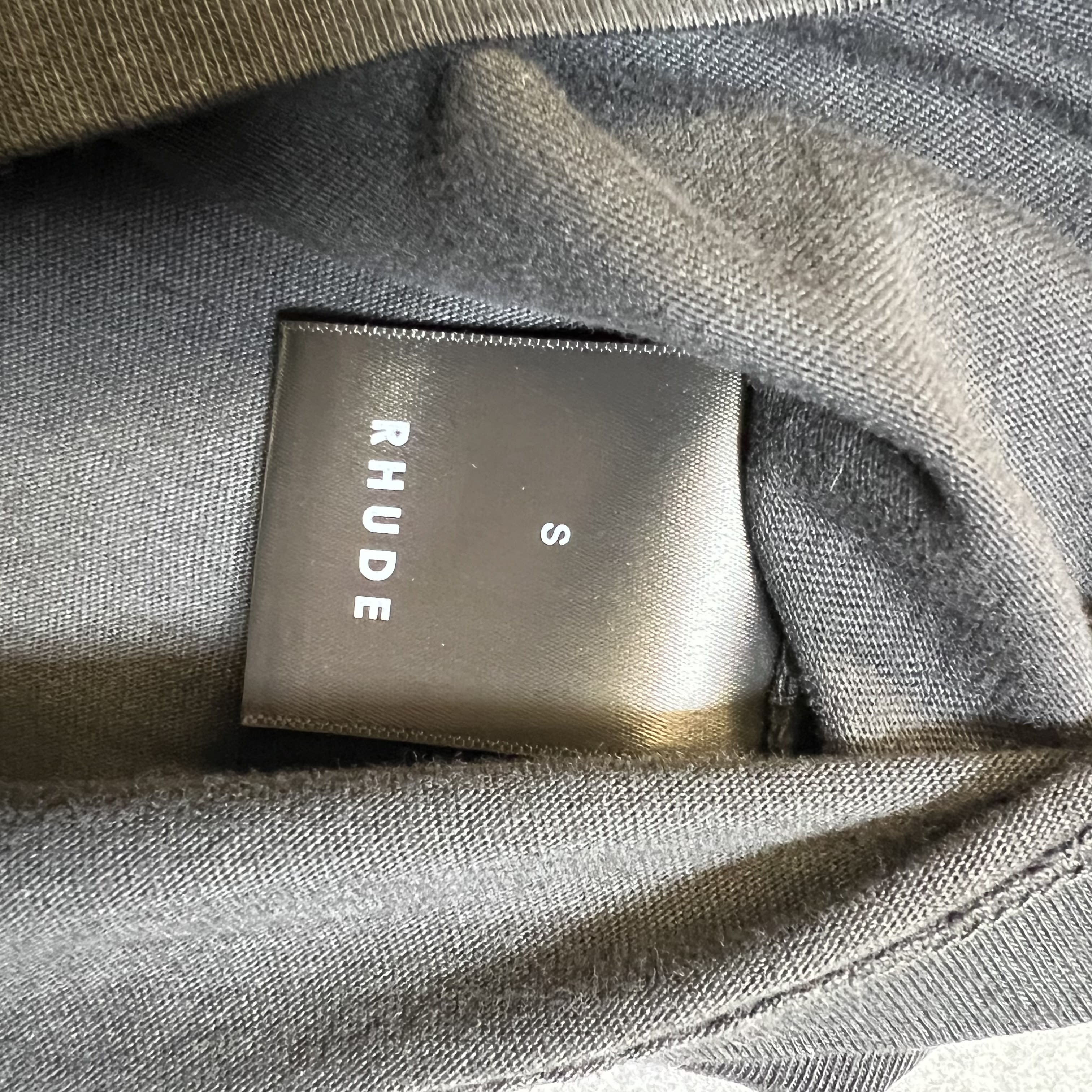 350143 Rhude Flag Tee 'Vintage Black'