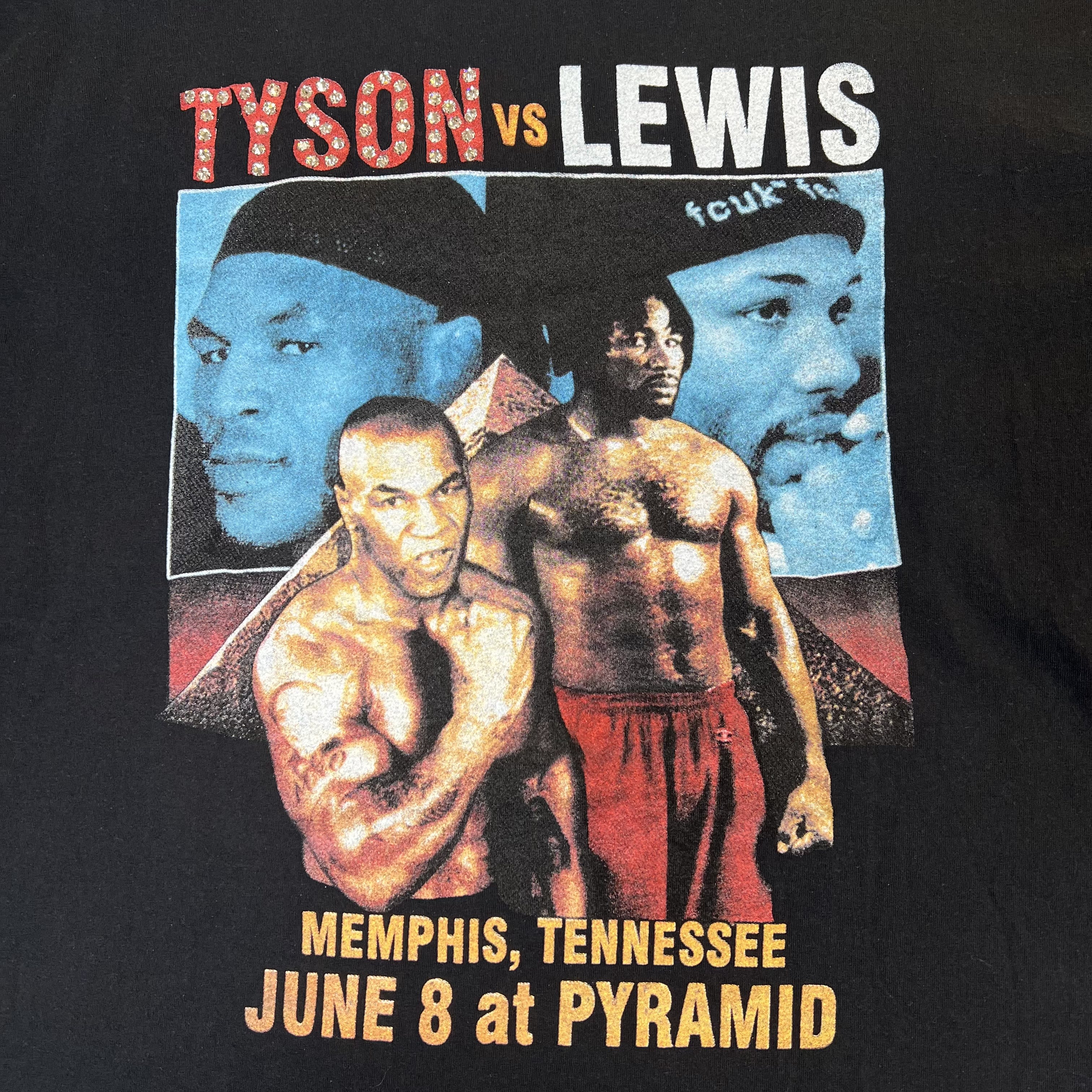 SP1939 DomRebel Mike Tyson 'Rumble on the River' Crystal Vintage Style T-Shirt