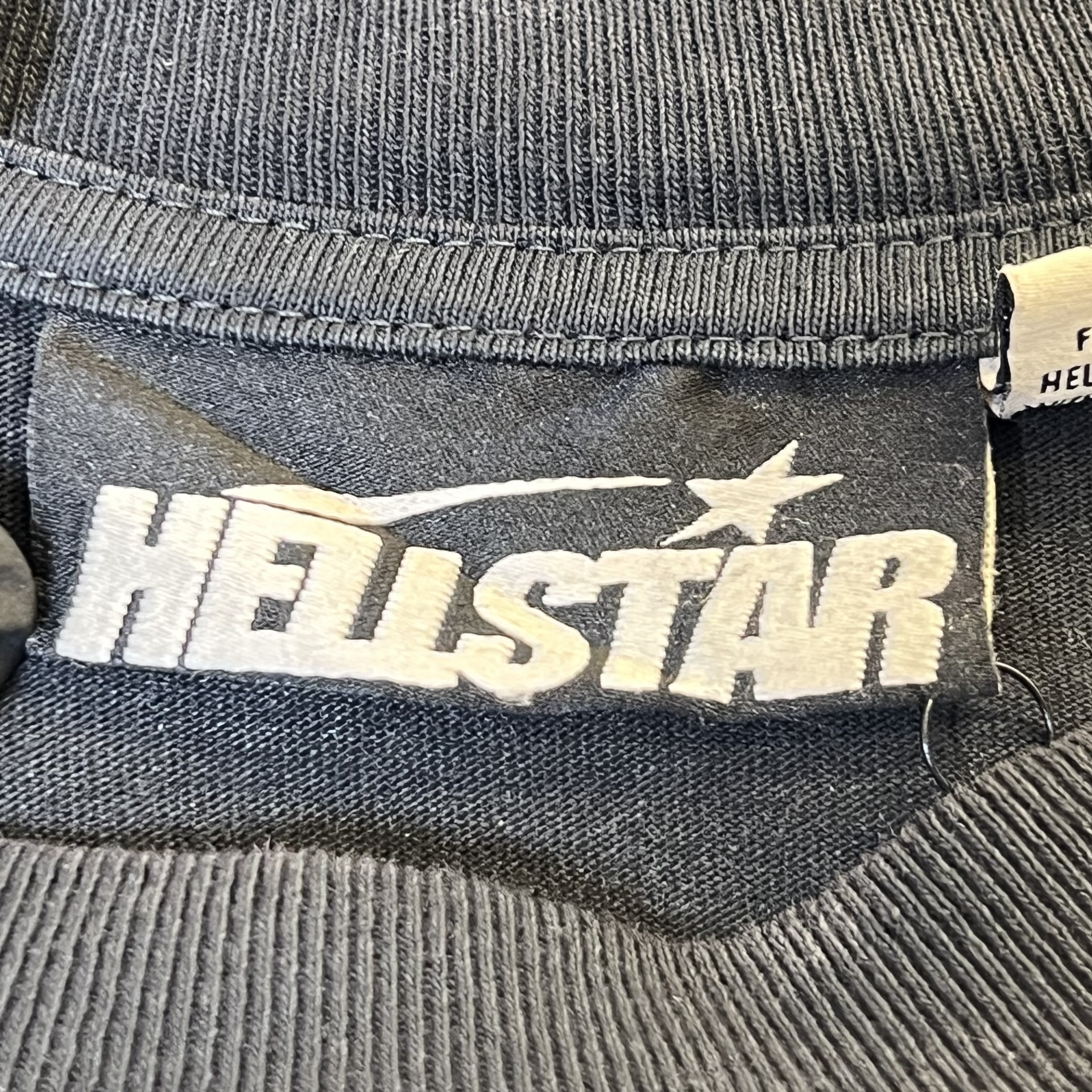 699026 Hellstar Gel Sport Logo T-Shirt 'Black/Red'