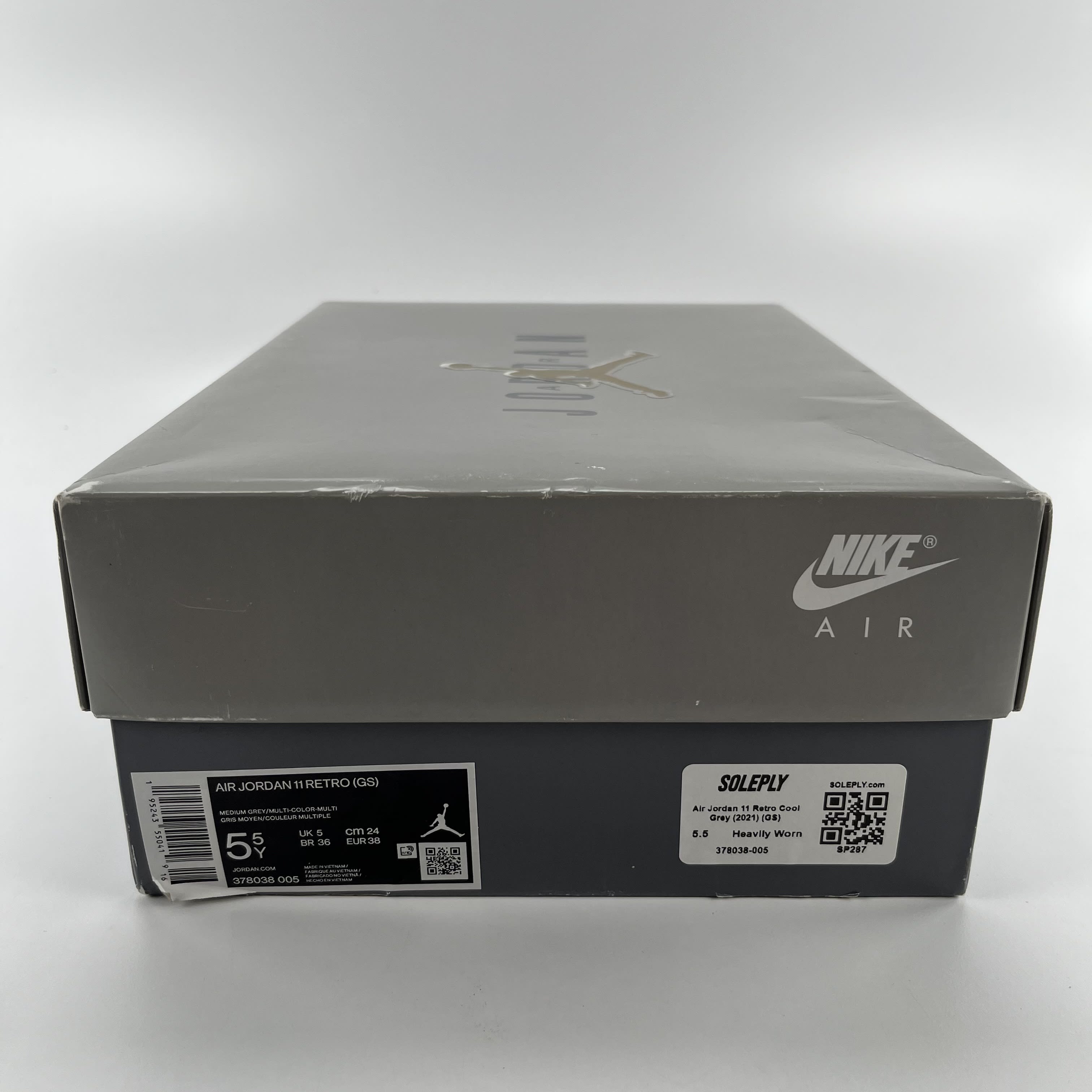SP287 Air Jordan 11 Retro Cool Grey (2021) (GS)
