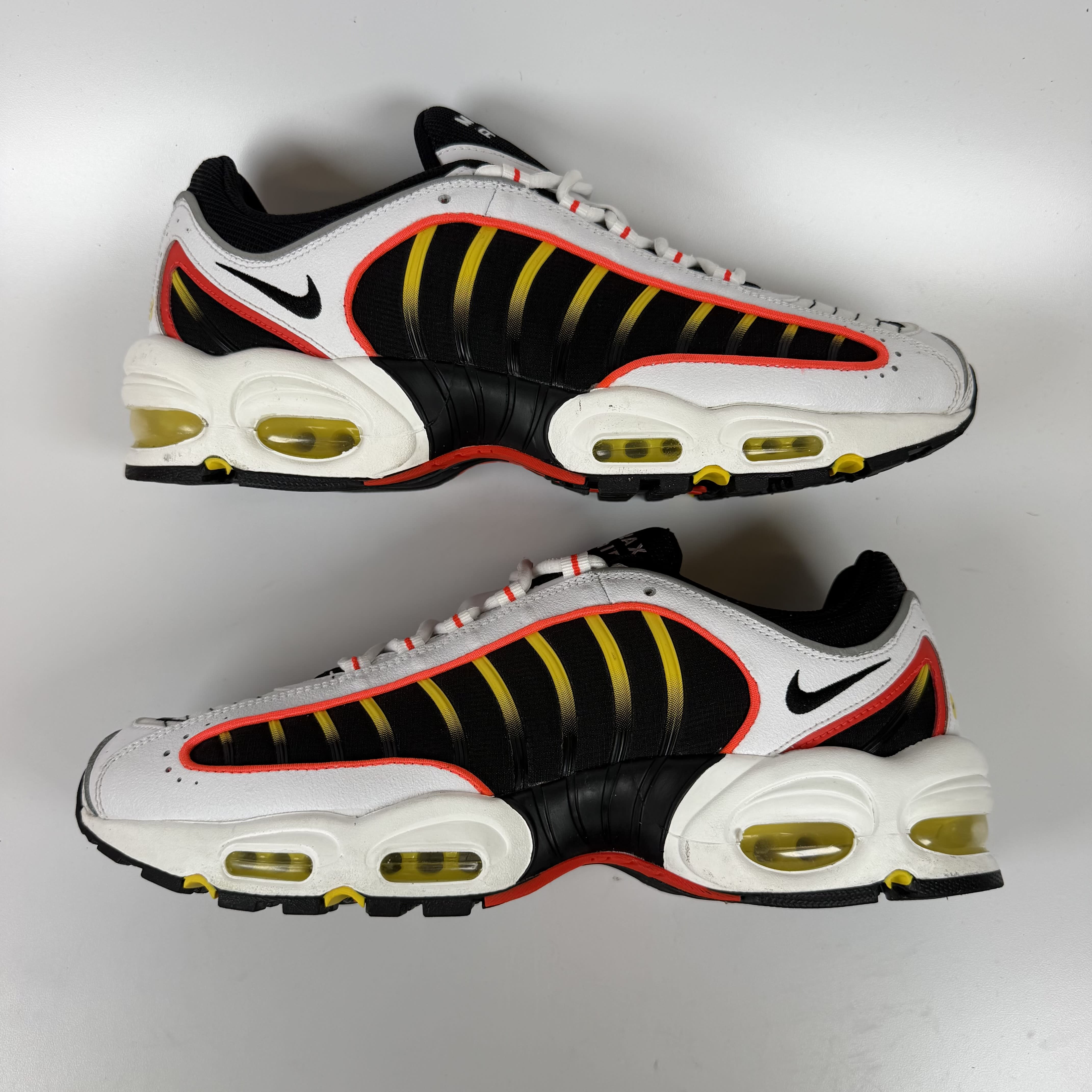 SP7821 Nike Air Max Tailwind 4 White Black Crimson Yellow