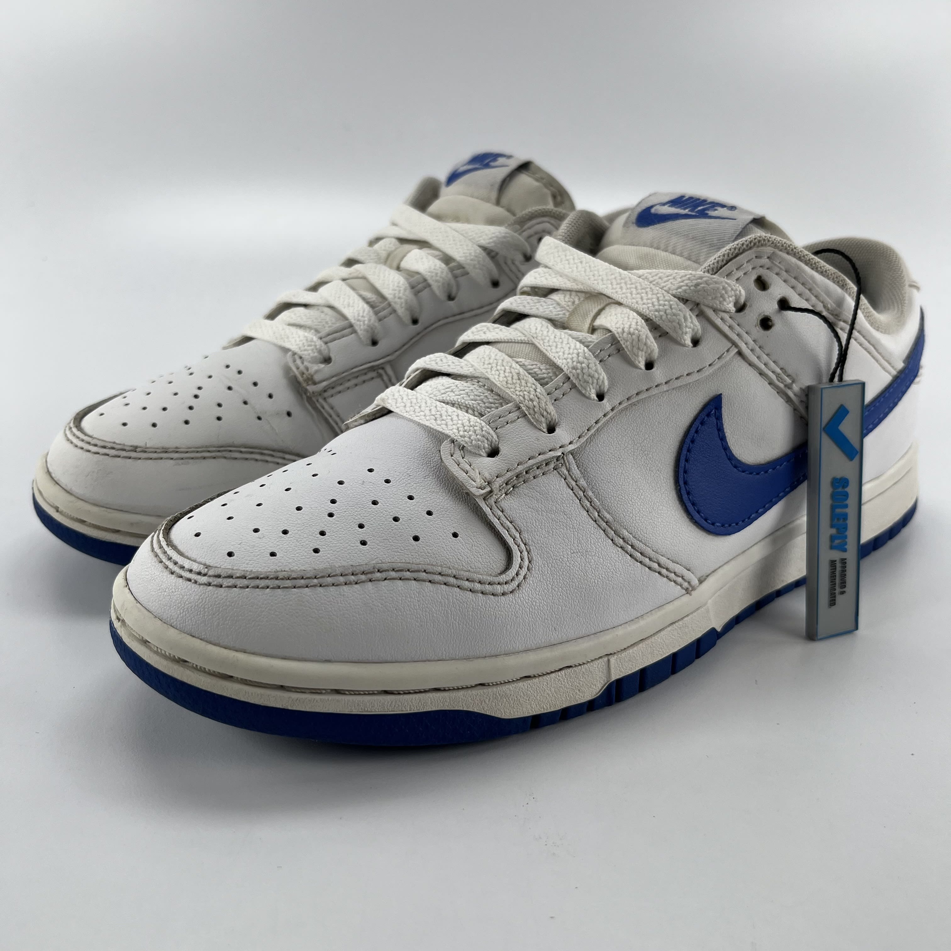 799956 Nike Dunk Low White Hyper Royal