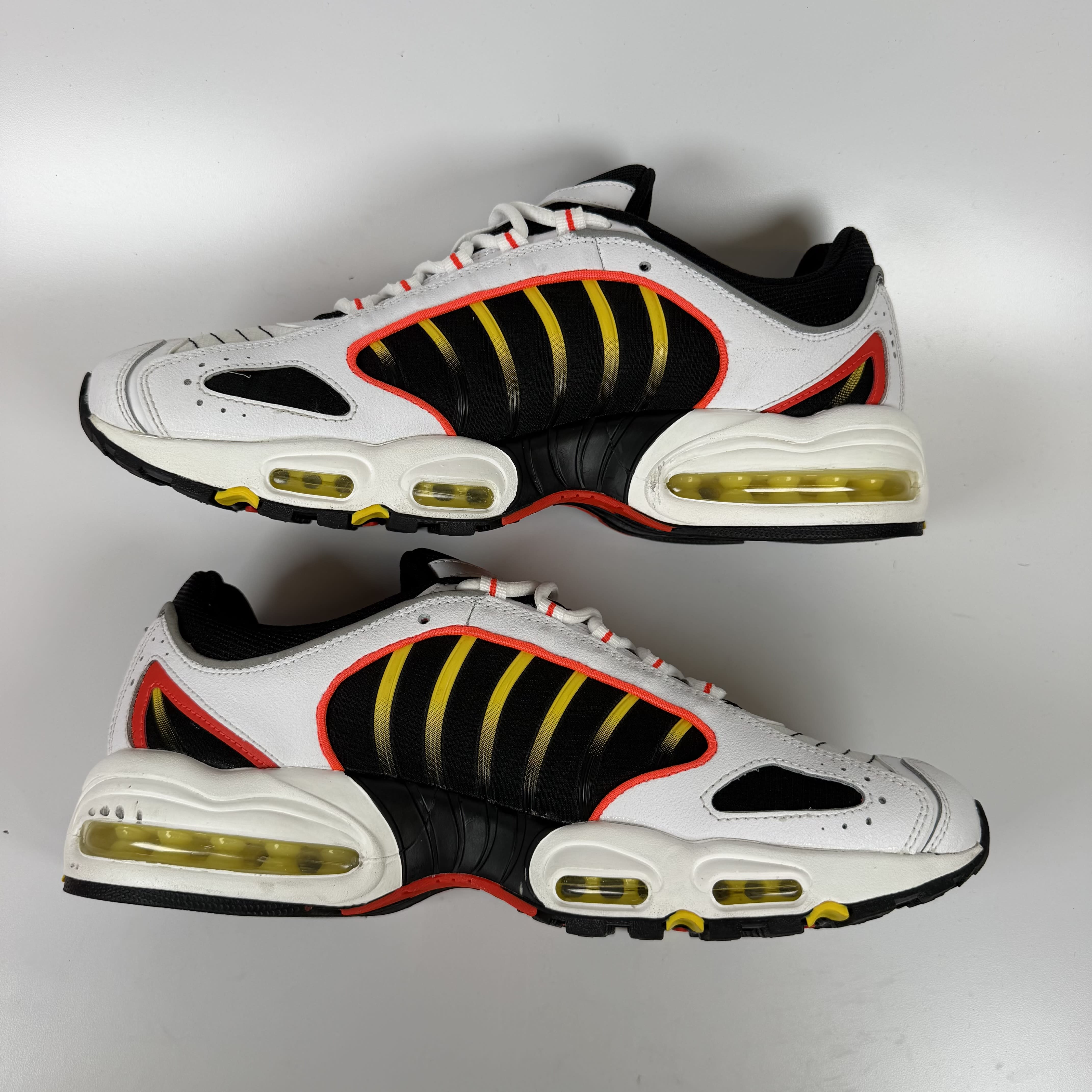 SP7821 Nike Air Max Tailwind 4 White Black Crimson Yellow