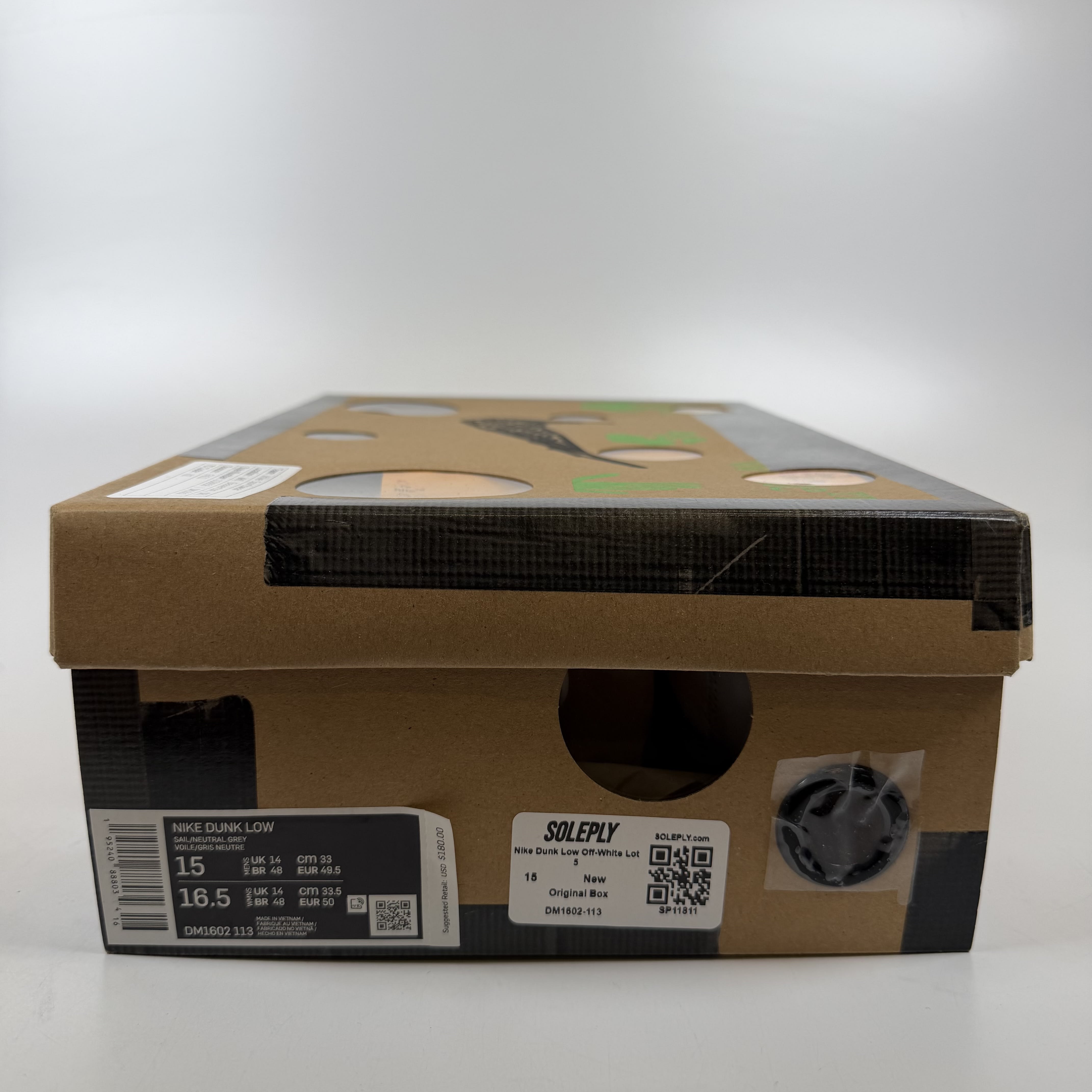 [SP11811] Nike Dunk Low Off-White Lot 5
