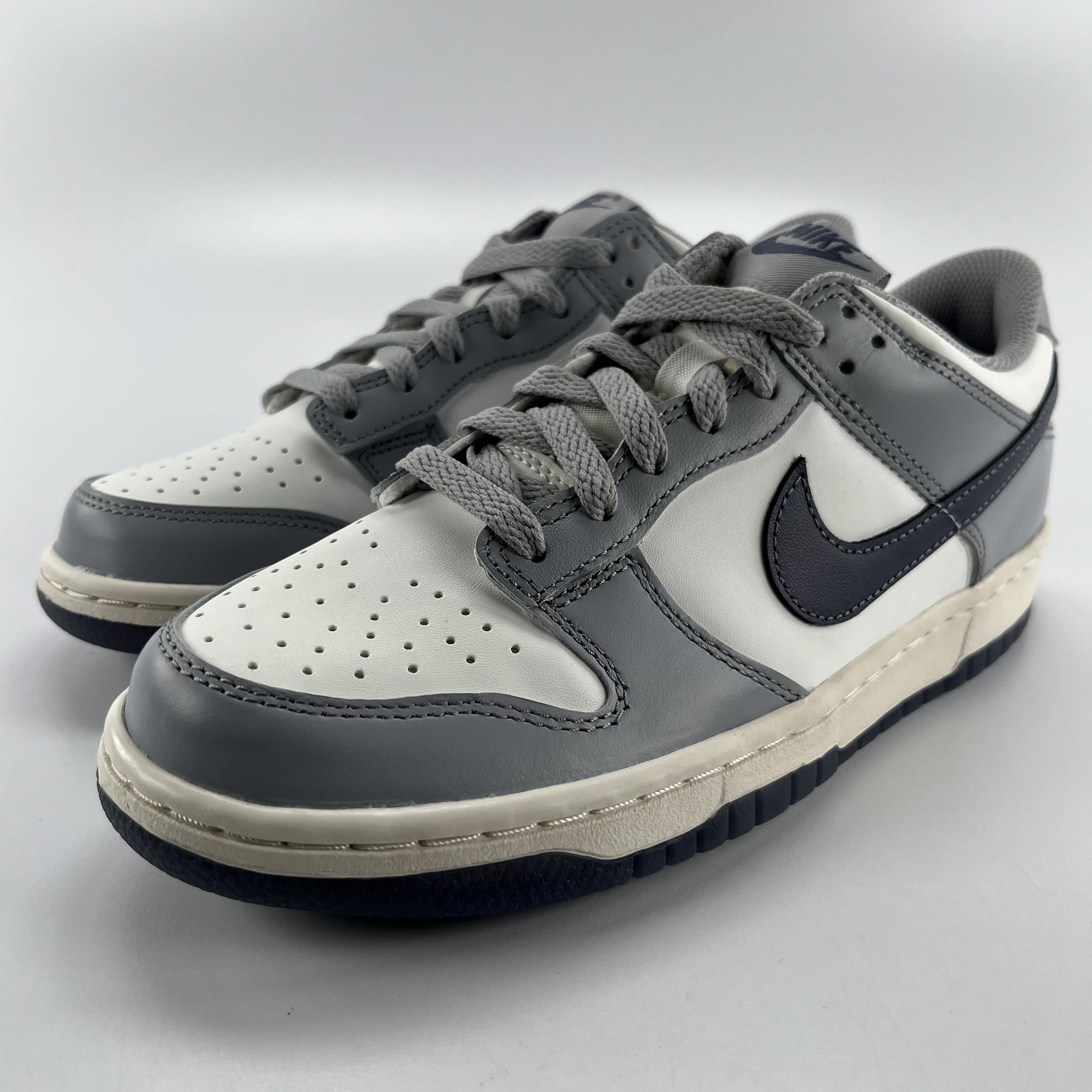 268068 Nike Dunk Low Platinum Tint Light Carbon (GS)