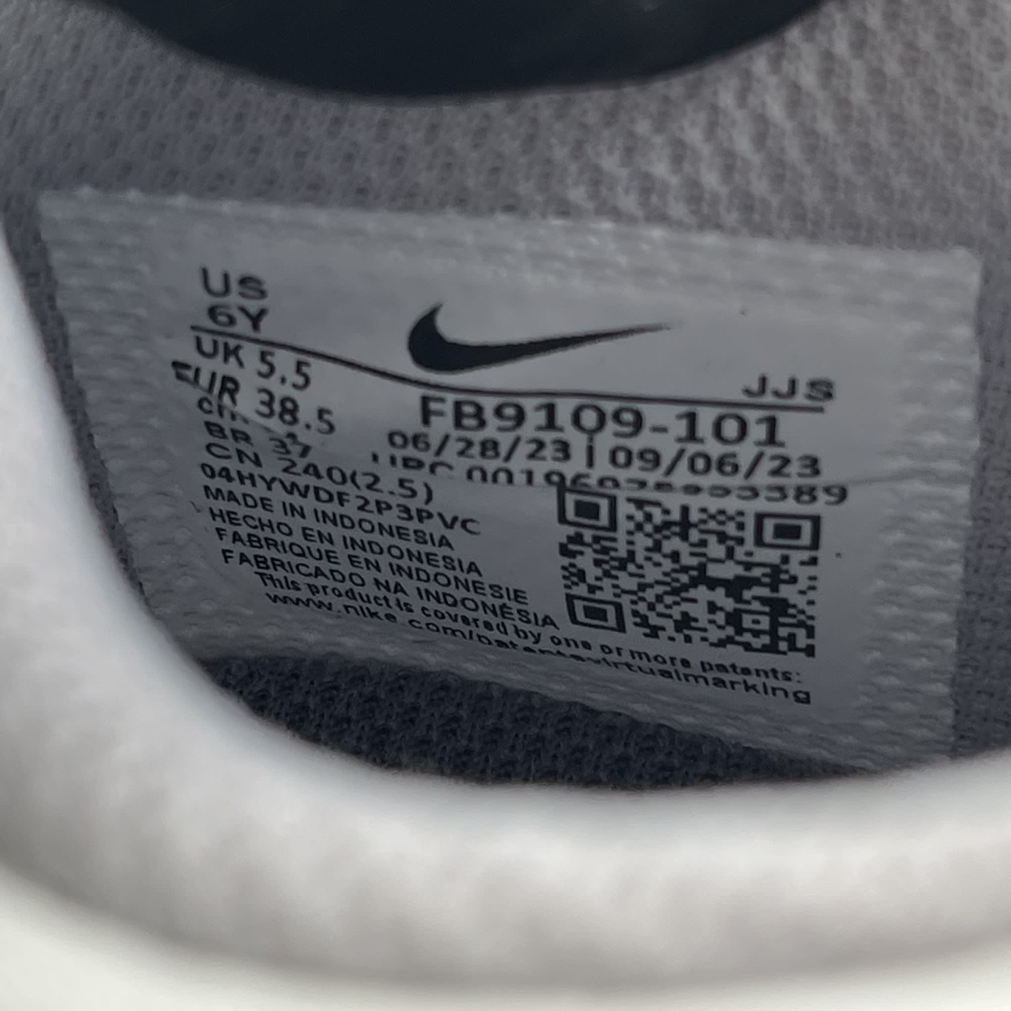 268068 Nike Dunk Low Platinum Tint Light Carbon (GS)