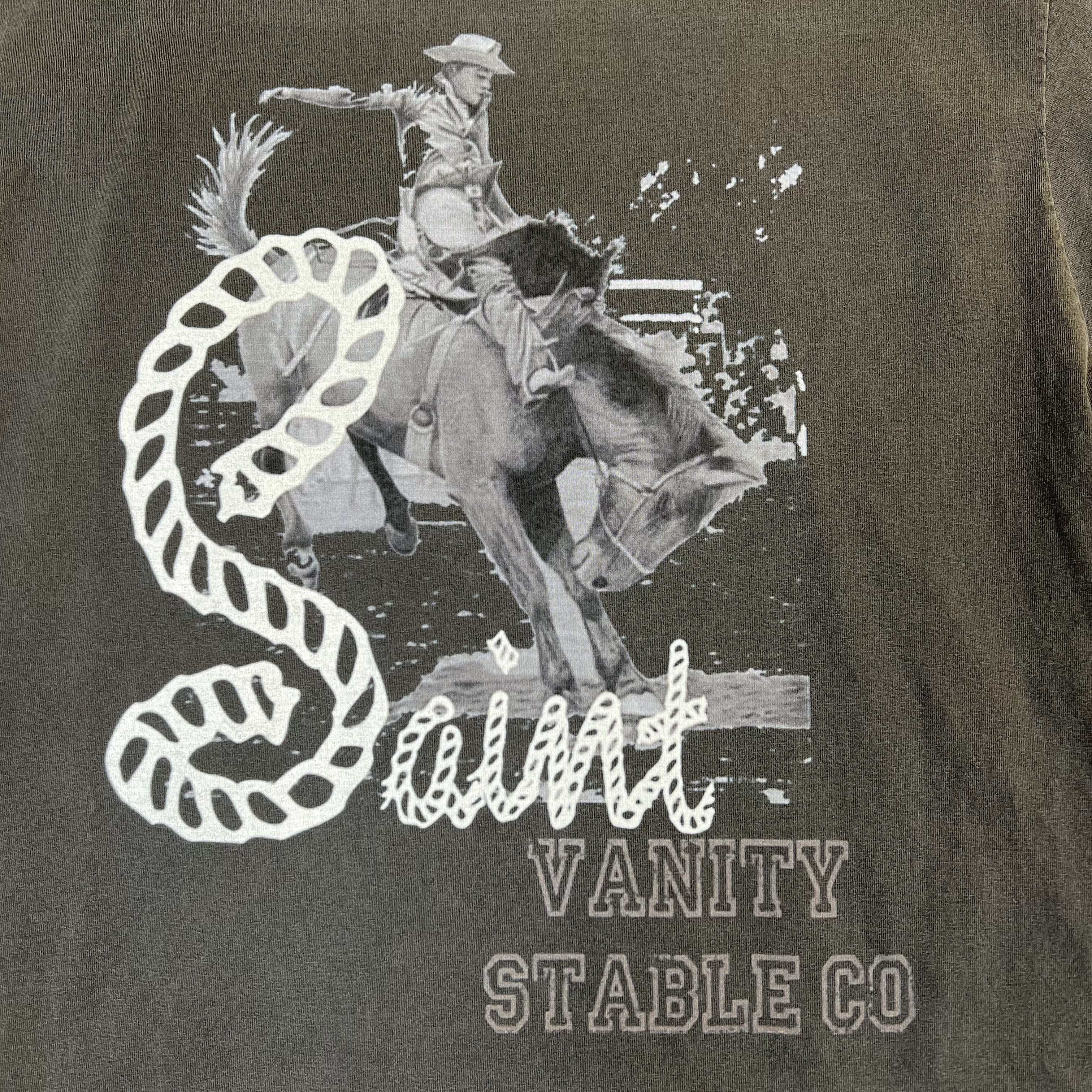 260593 Saint Vanity Stable Tee 'Faded Black'