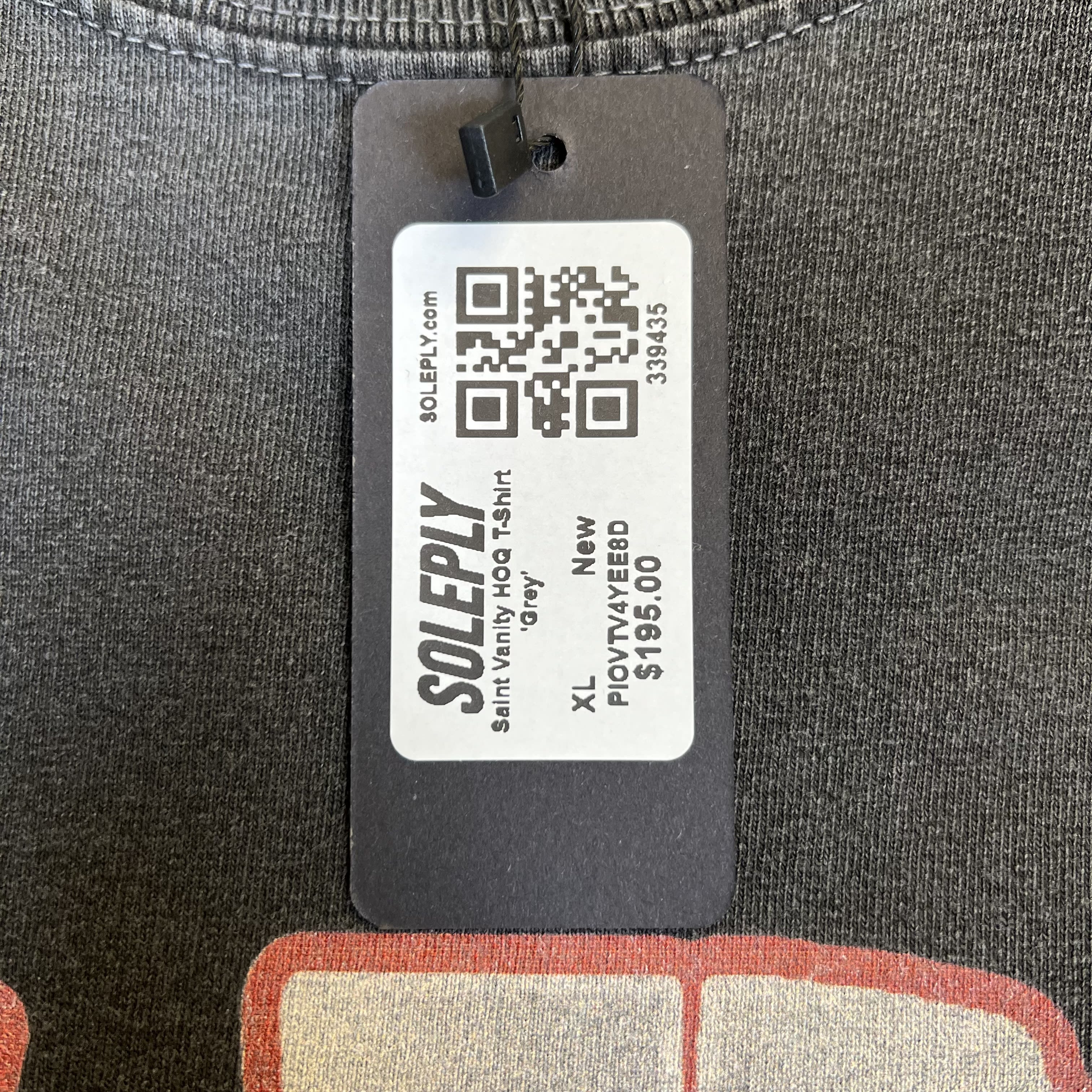 339435 Saint Vanity HOQ T-Shirt 'Grey'