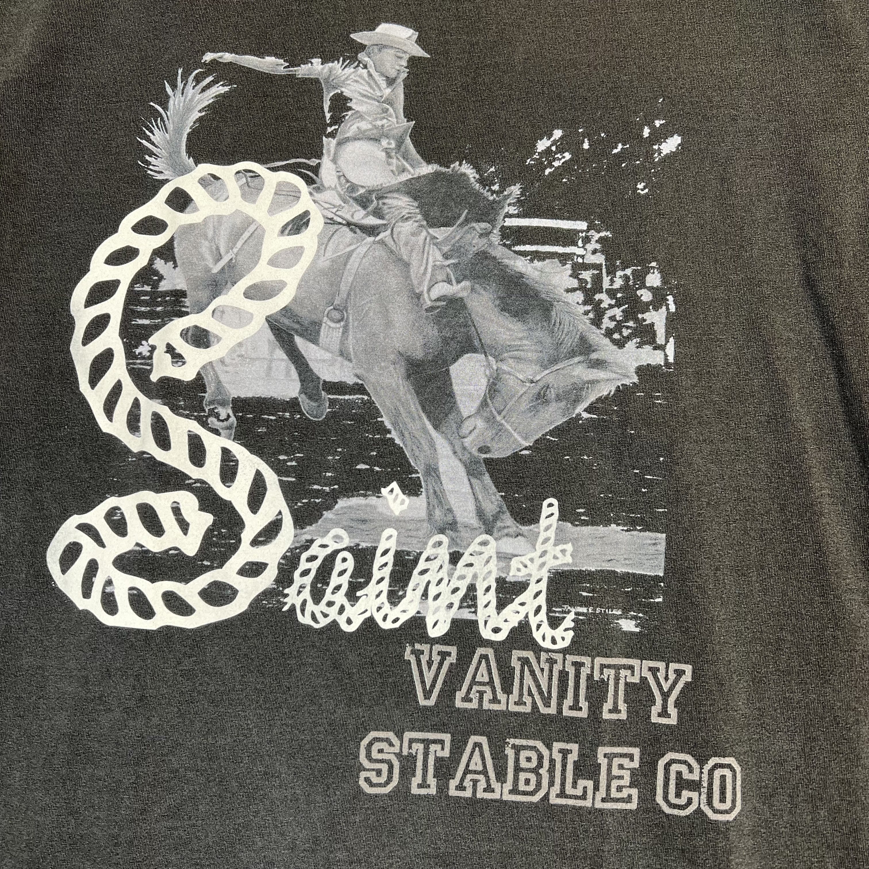 260594 Saint Vanity Stable Tee 'Faded Black'