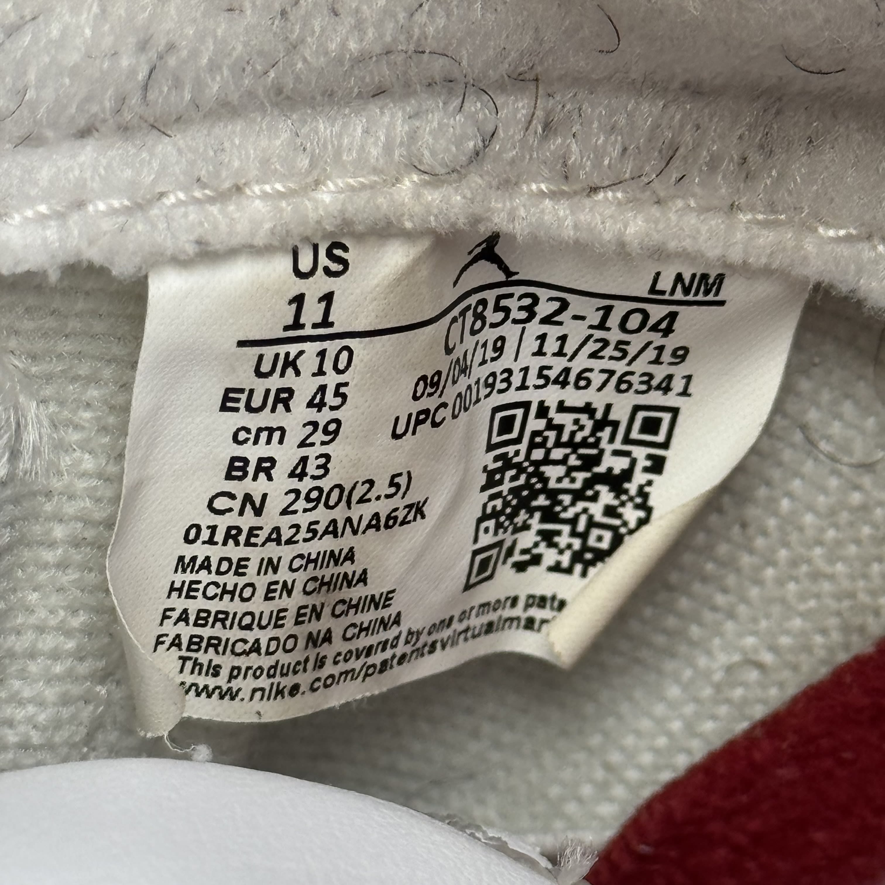 SP2878 Jordan 3 Retro UNC (2020)