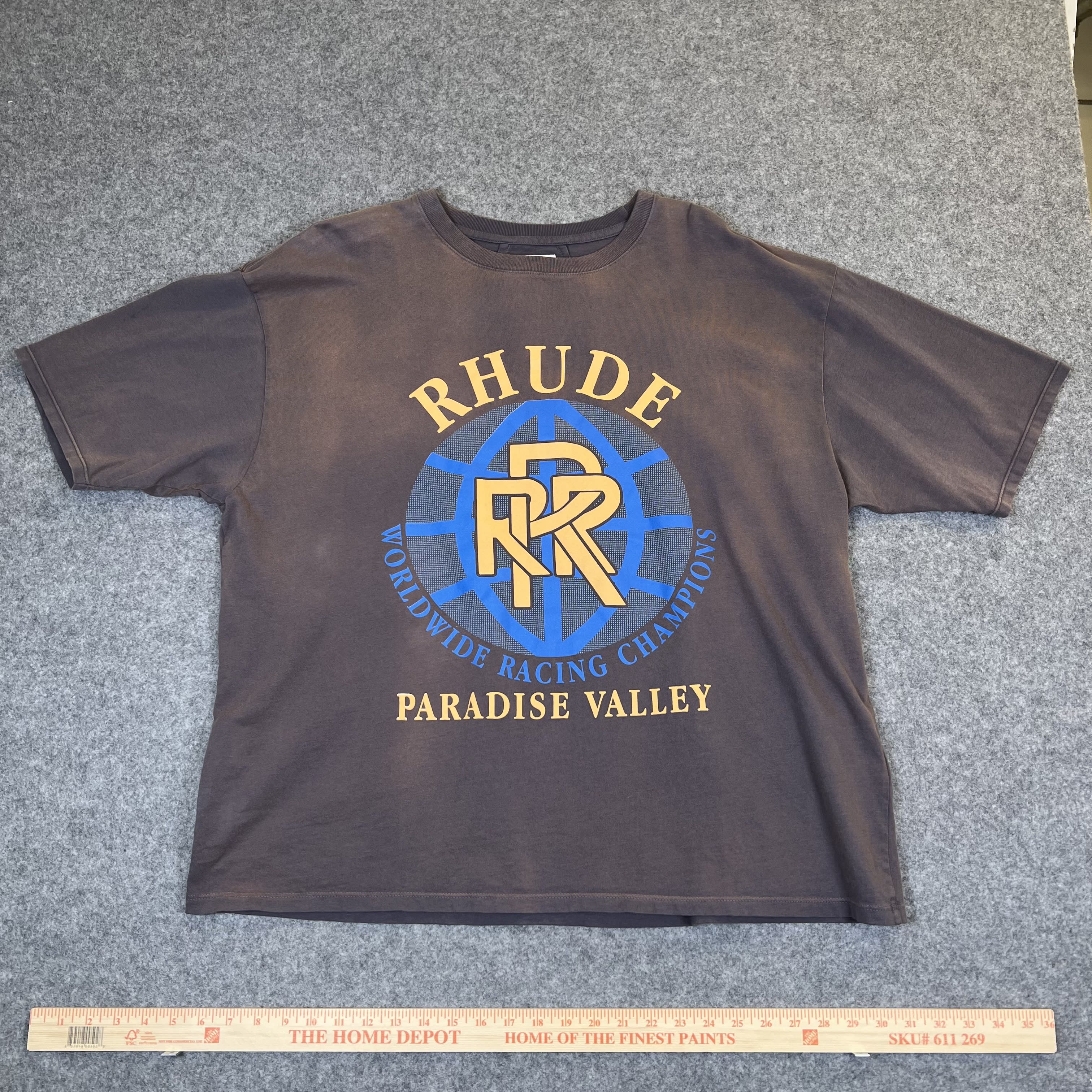 264473 Rhude Paradise Valley Tee 'Vintage Grey'