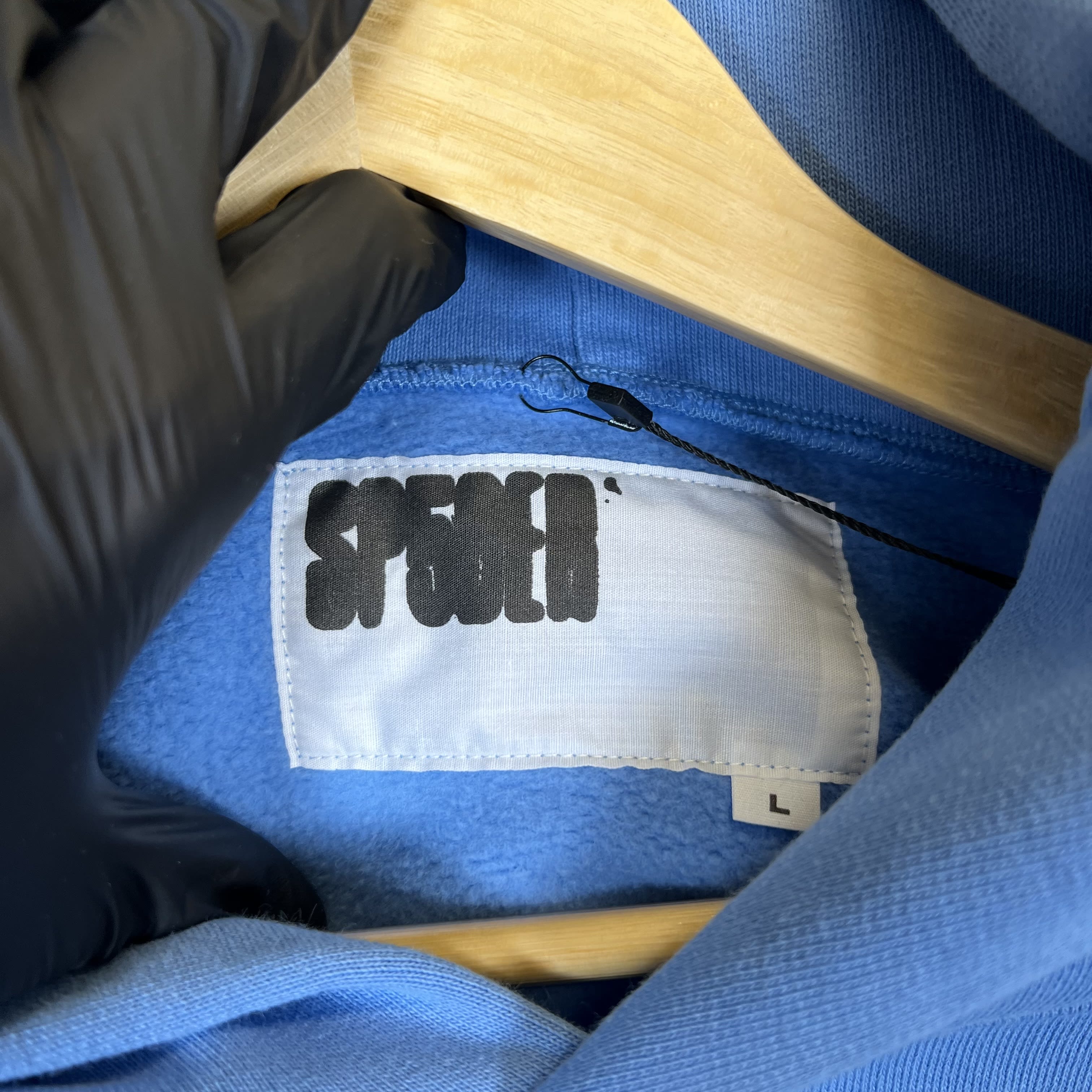 459884 Sp5der OG Web V2 Hoodie Dusty Blue