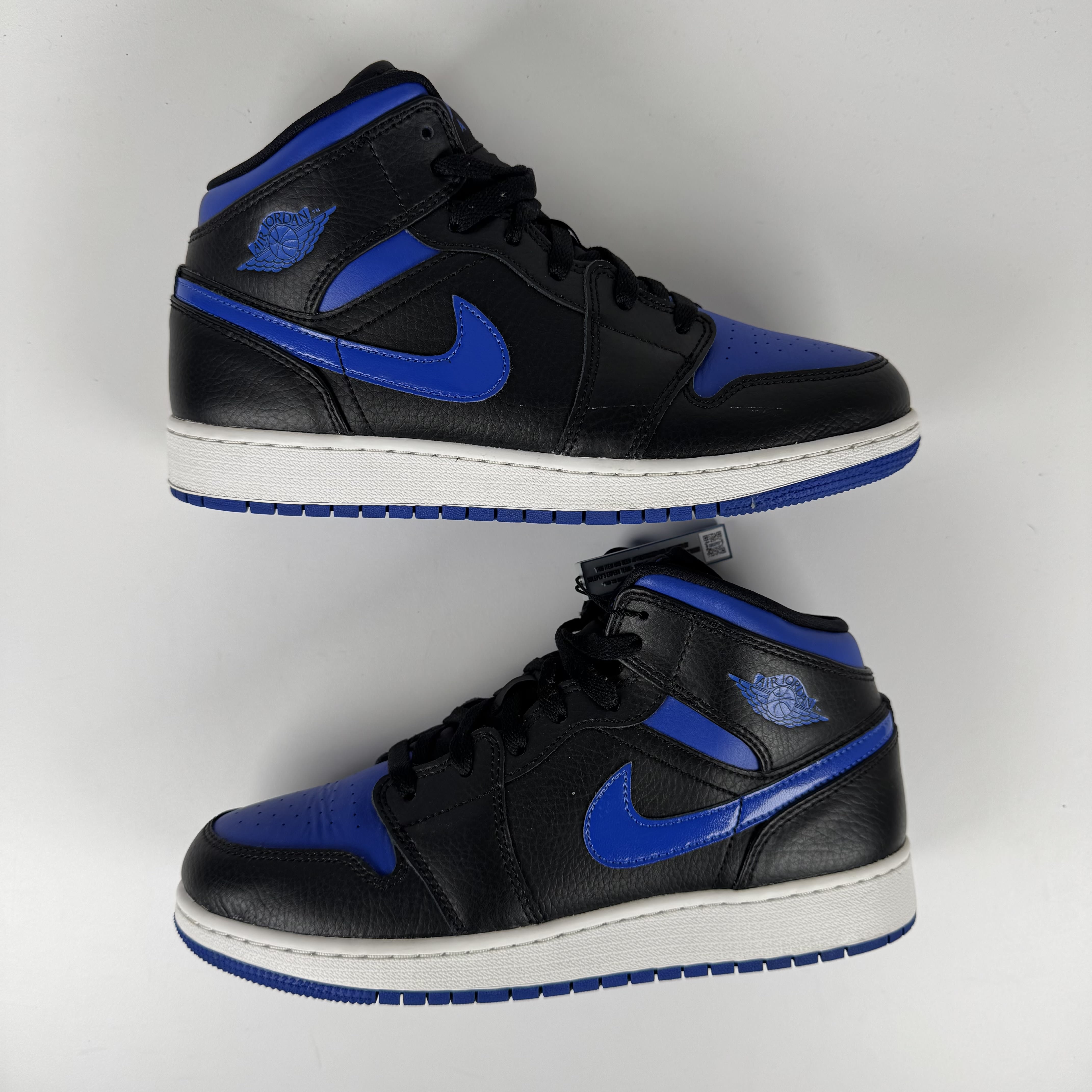 SP3925 Air Jordan 1 MID GS "Black Royal" 554725 068