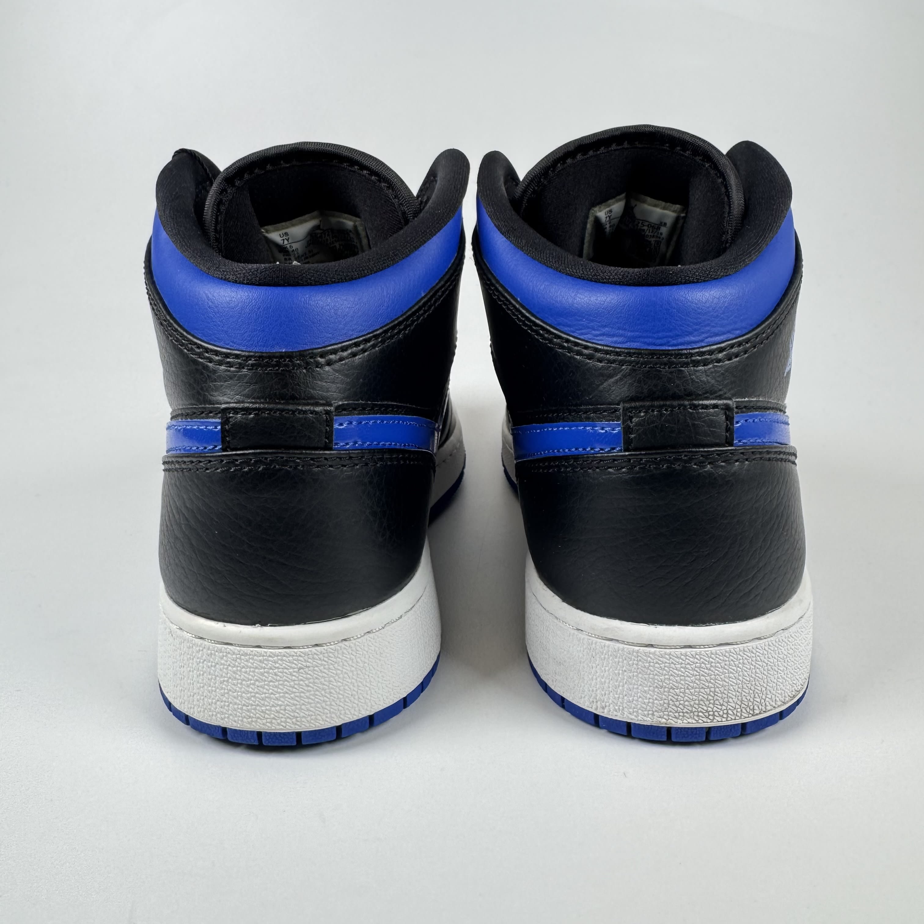 SP3925 Air Jordan 1 MID GS "Black Royal" 554725 068