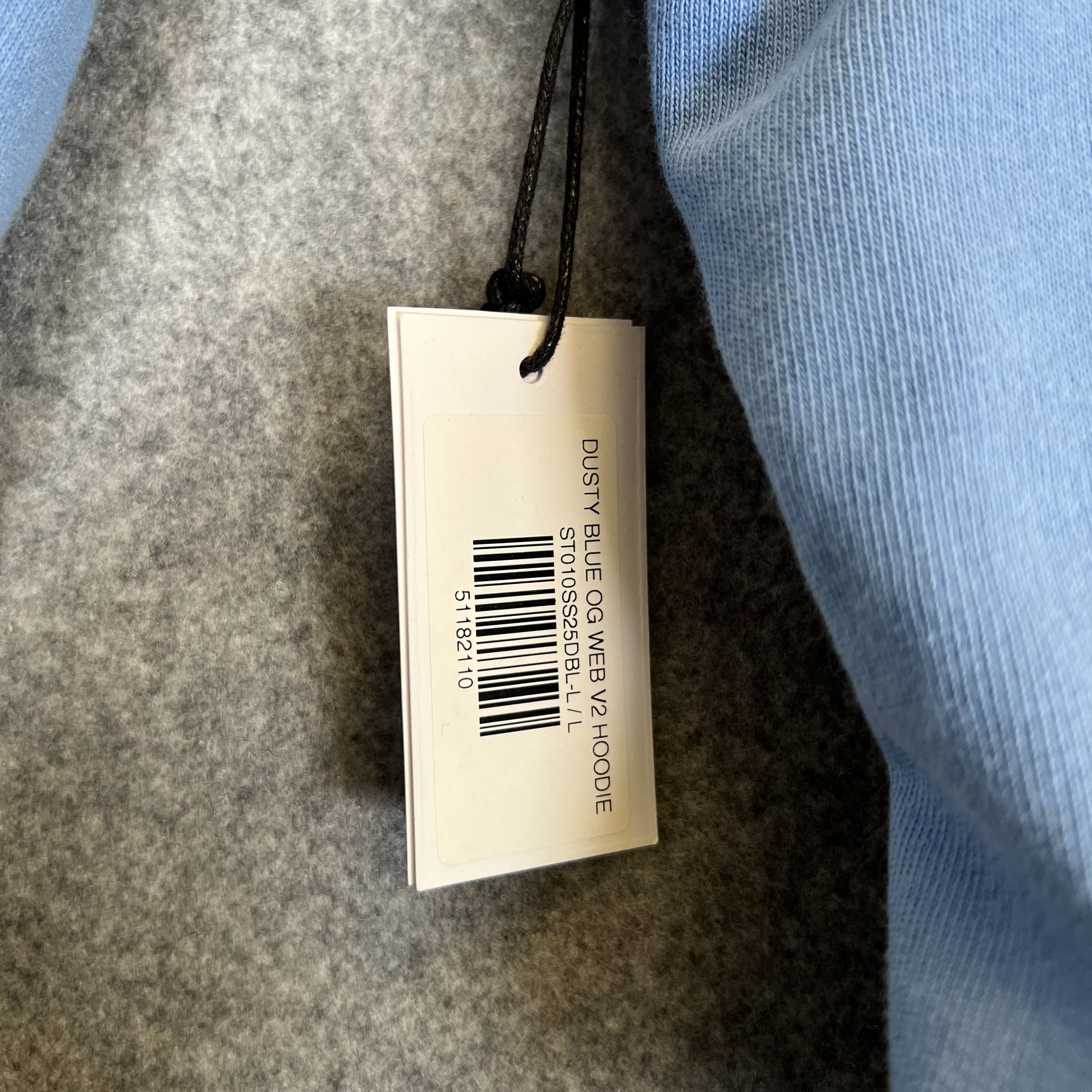 459884 Sp5der OG Web V2 Hoodie Dusty Blue