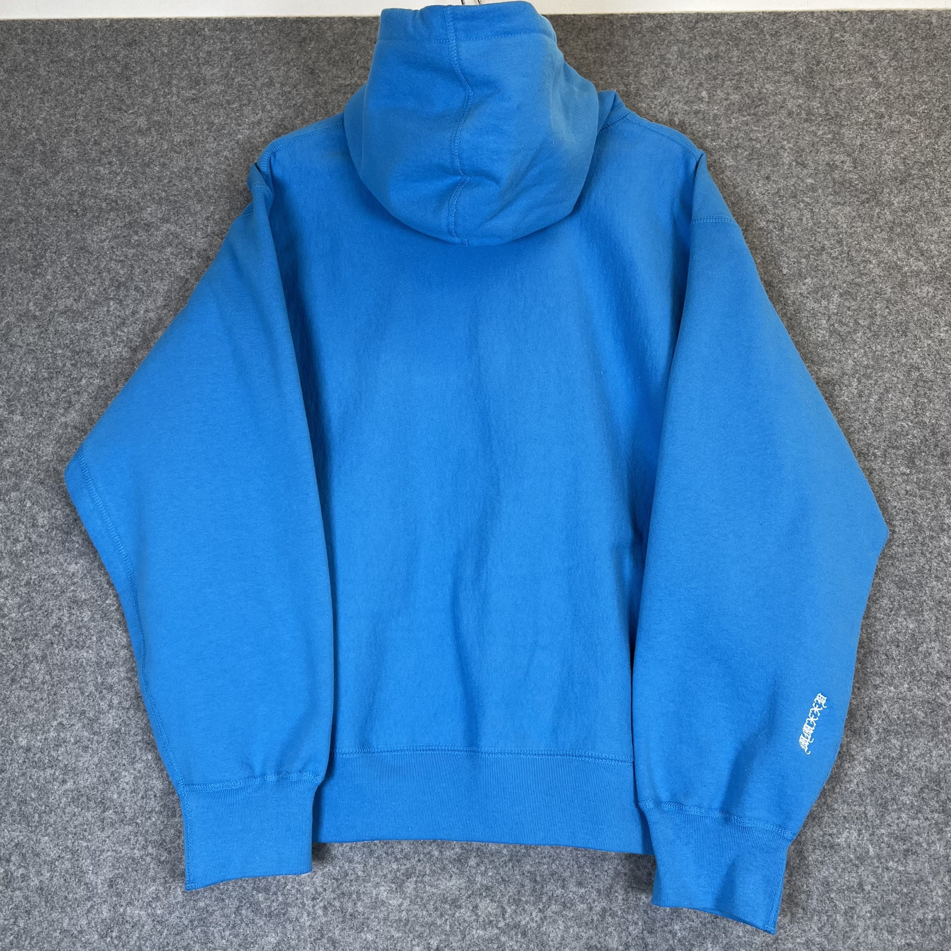 SP1998 Supreme Box Logo Hooded Sweatshirt (FW25) Cyan