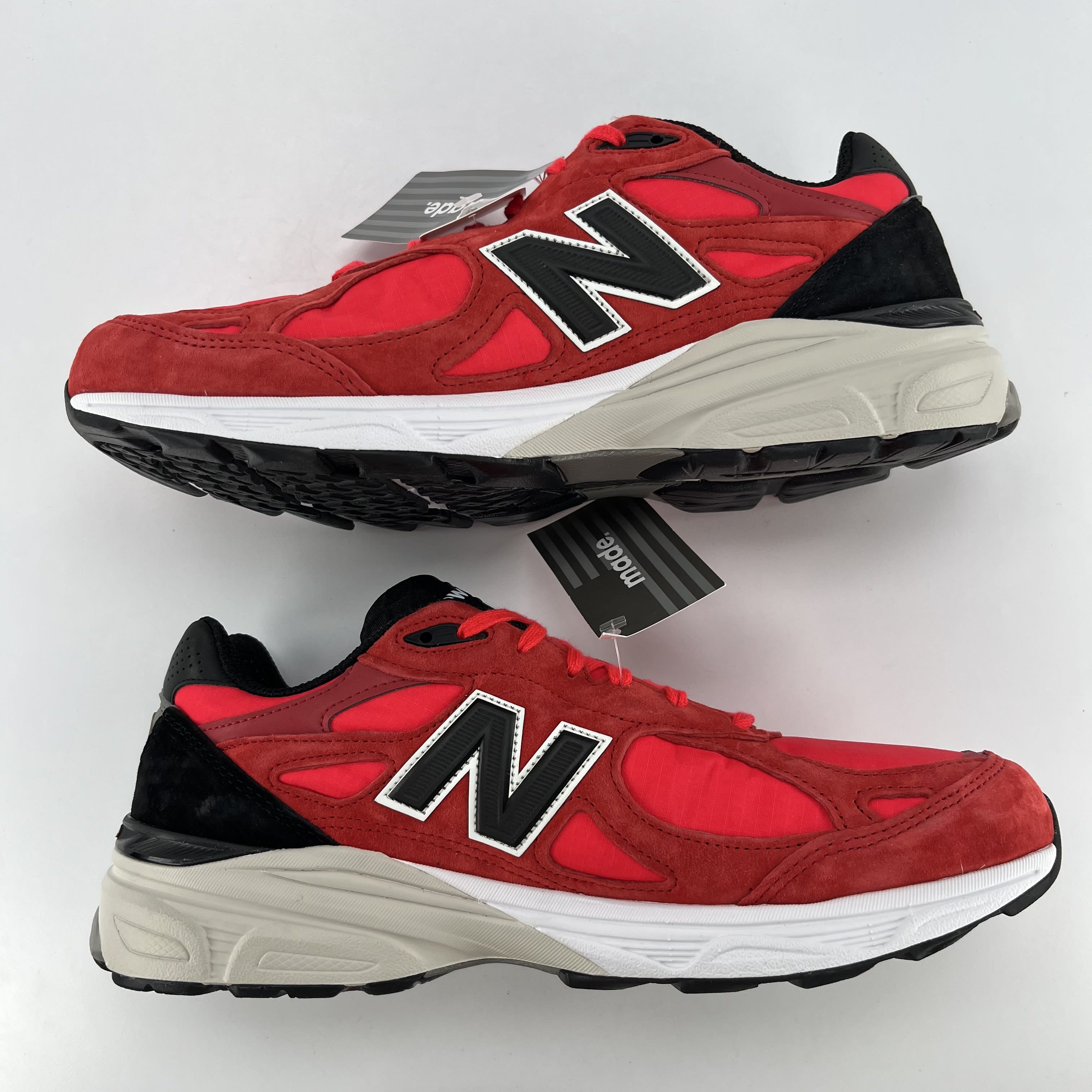 725144 New Balance 990v3 MiUSA Red Suede