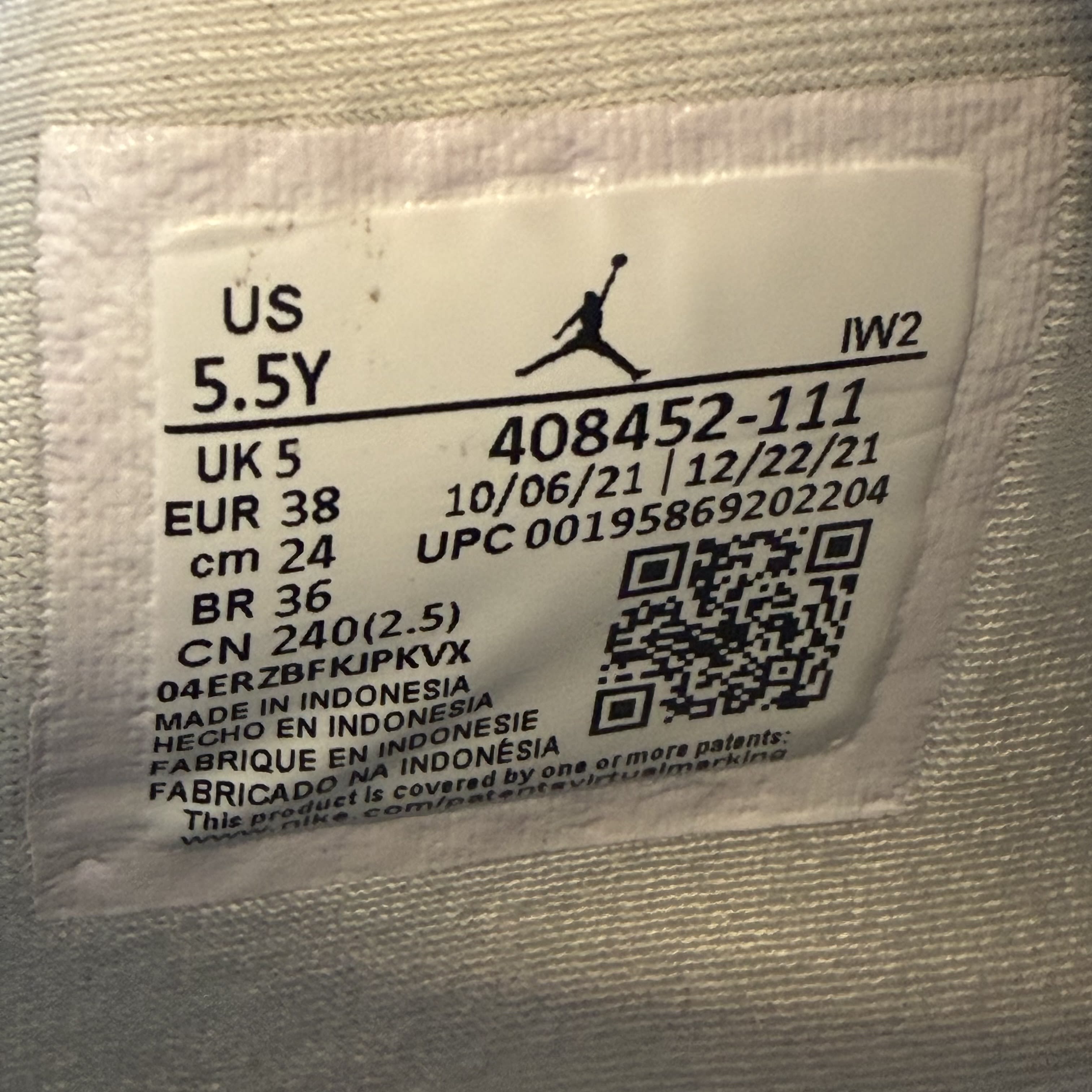 SP7341 Jordan 4 Retro Military Black (GS)