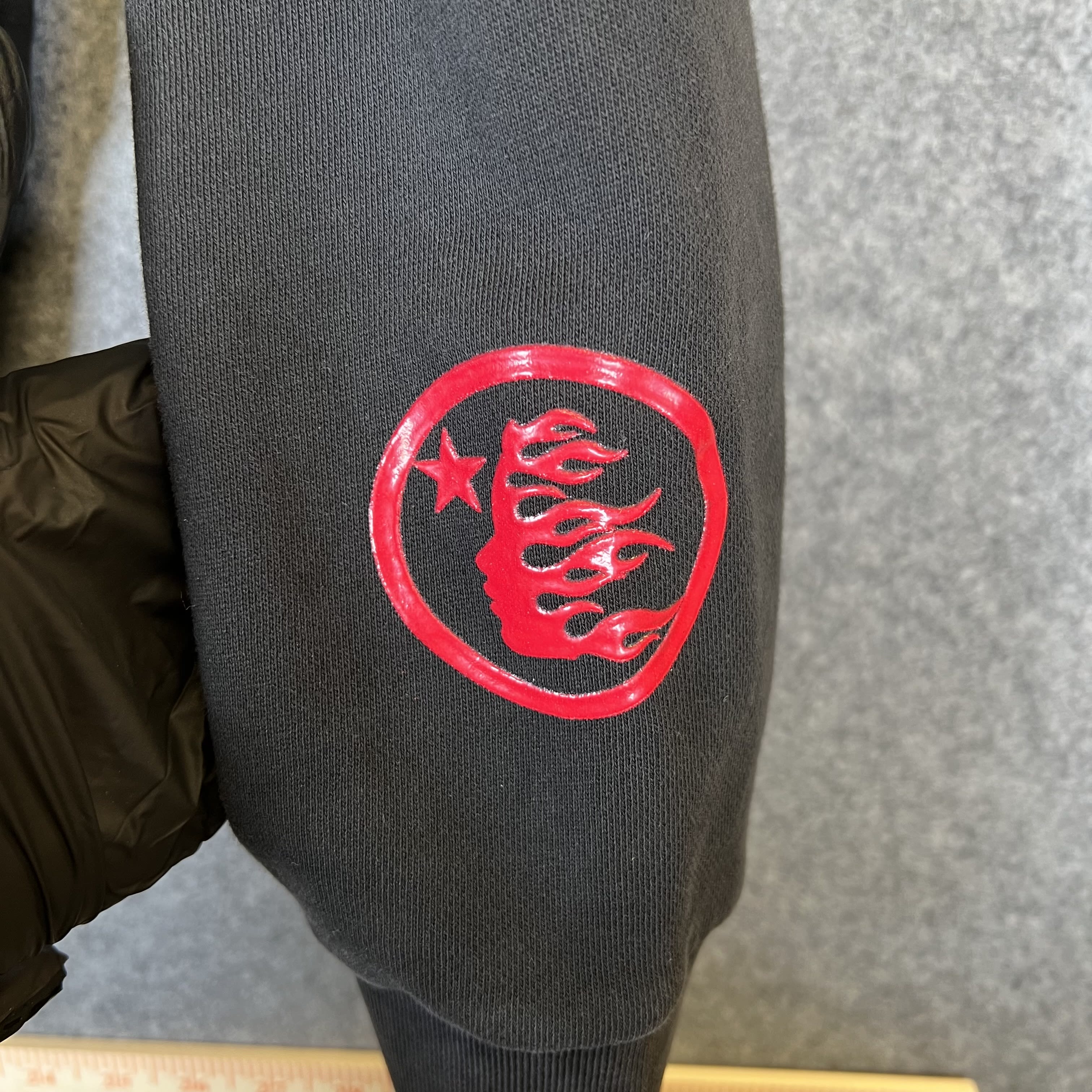 261201 Hellstar Sport Logo Hoodie Black