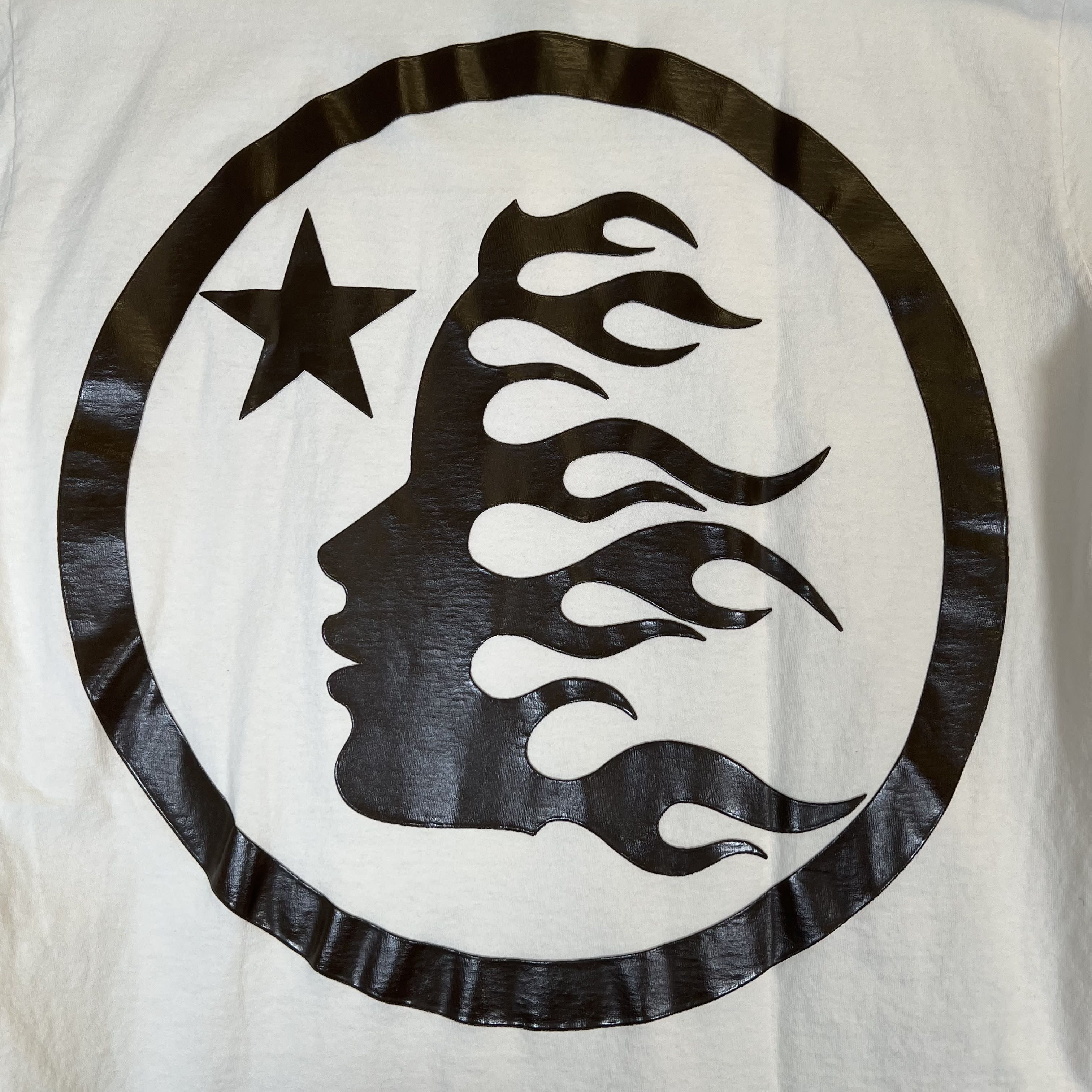 260387 Hellstar Classic T-Shirt (Gel Print) 'White/Brown'