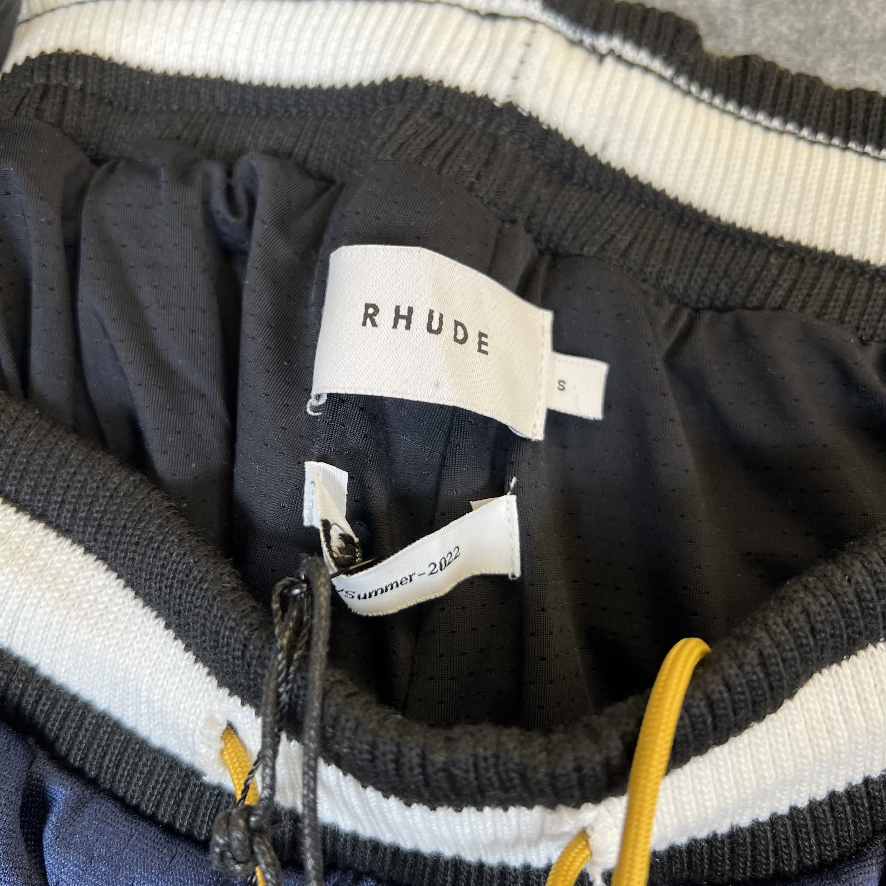264399 Rhude Court Logo Short Blue