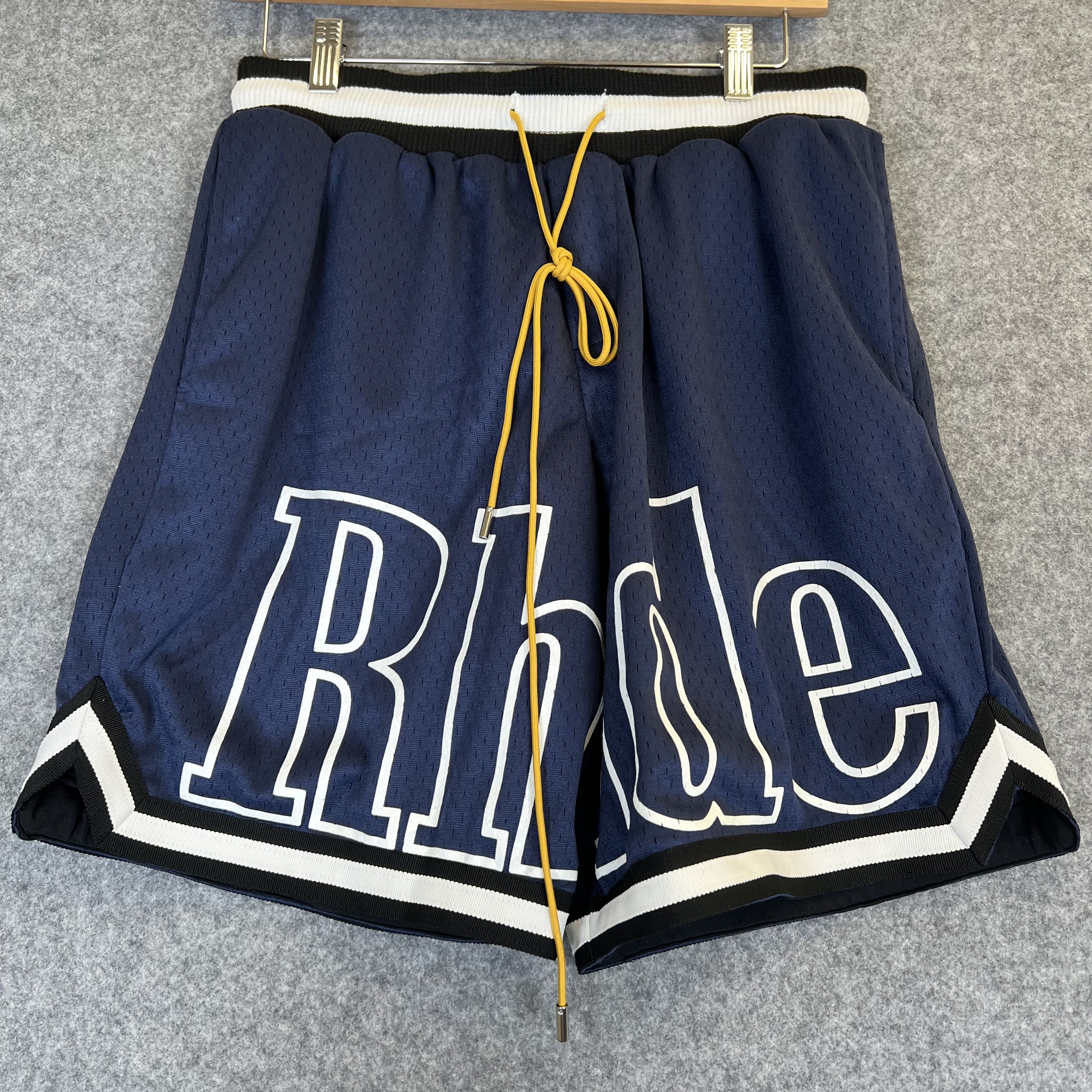 264400 Rhude Court Logo Short Blue