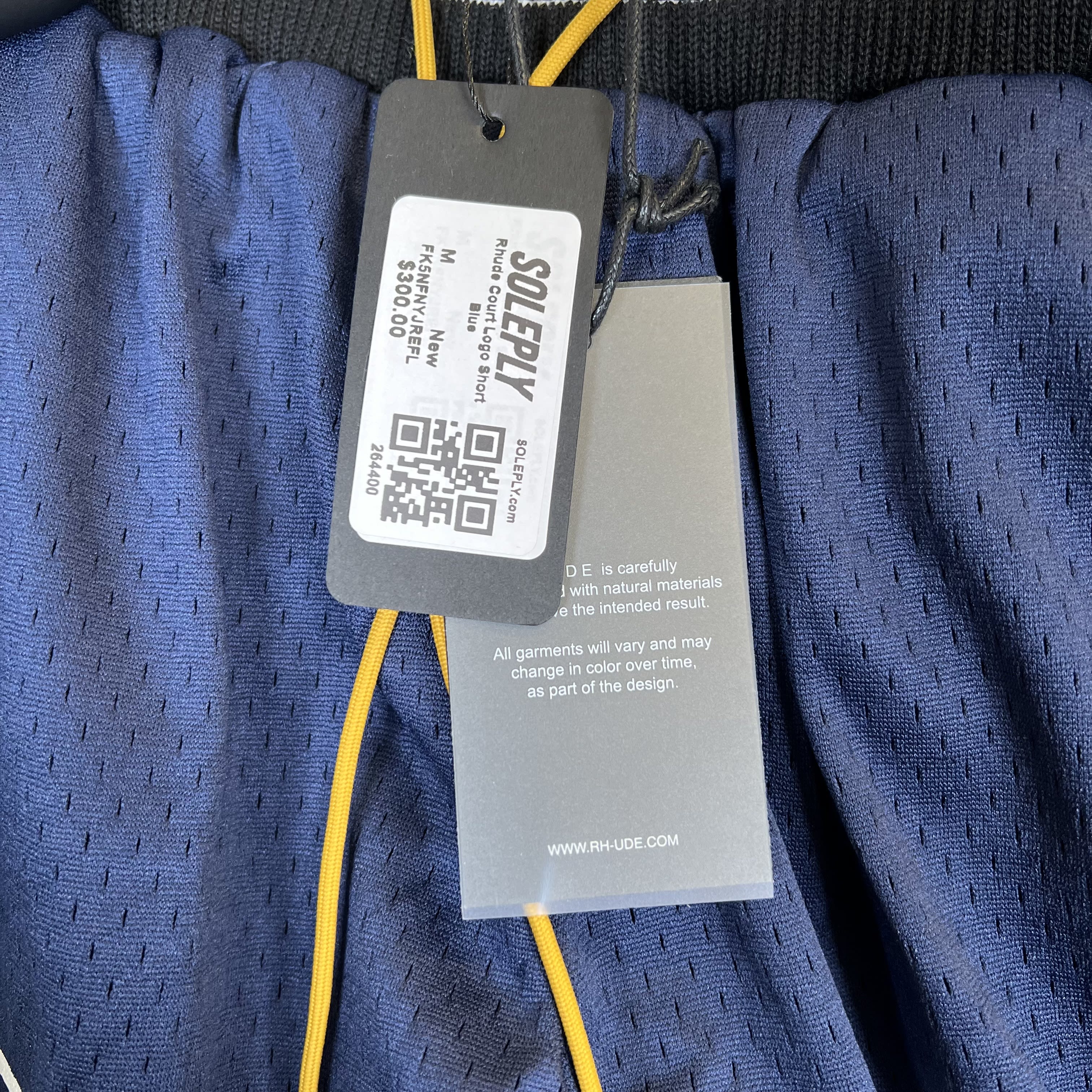 264400 Rhude Court Logo Short Blue