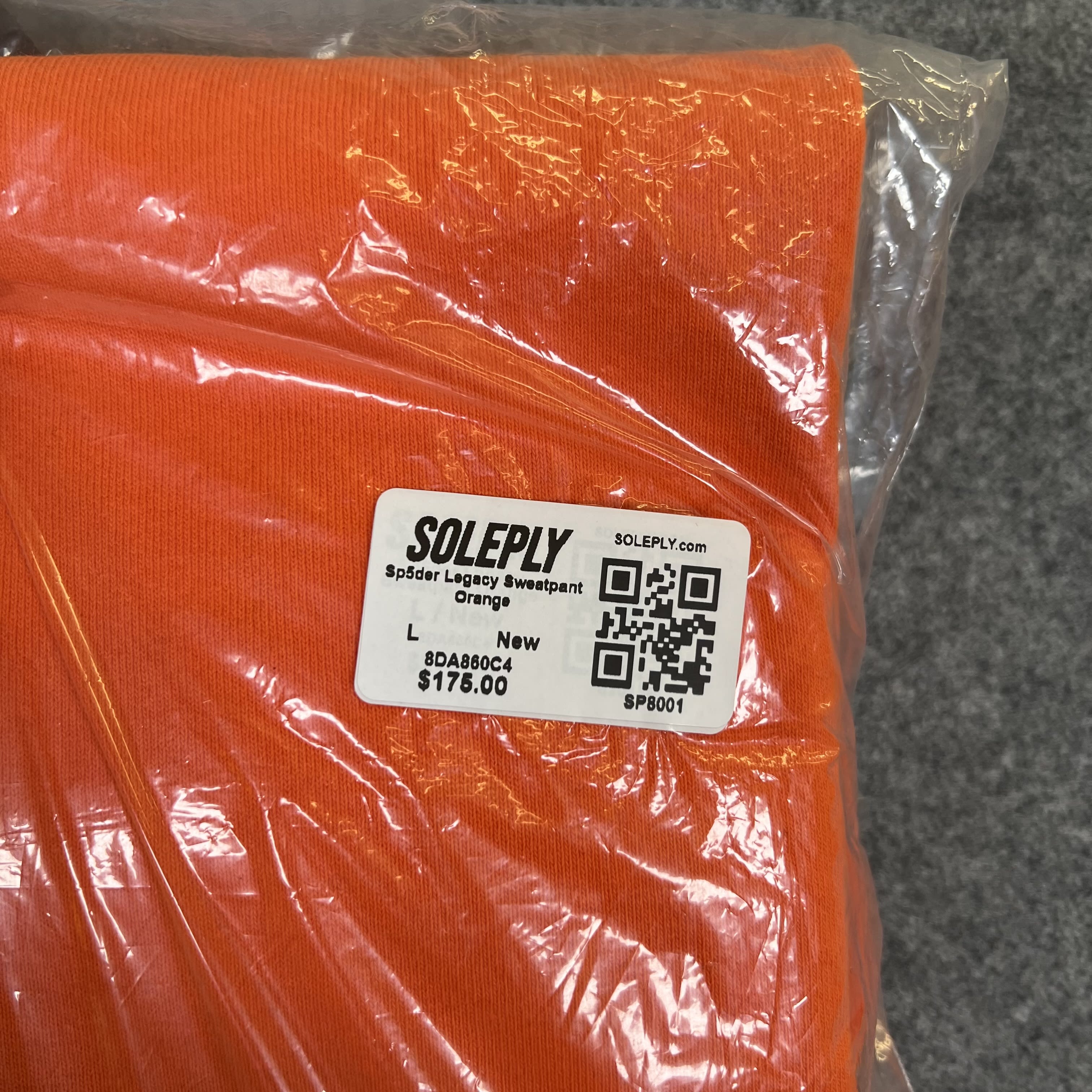 SP8001 Sp5der Legacy Sweatpant Orange