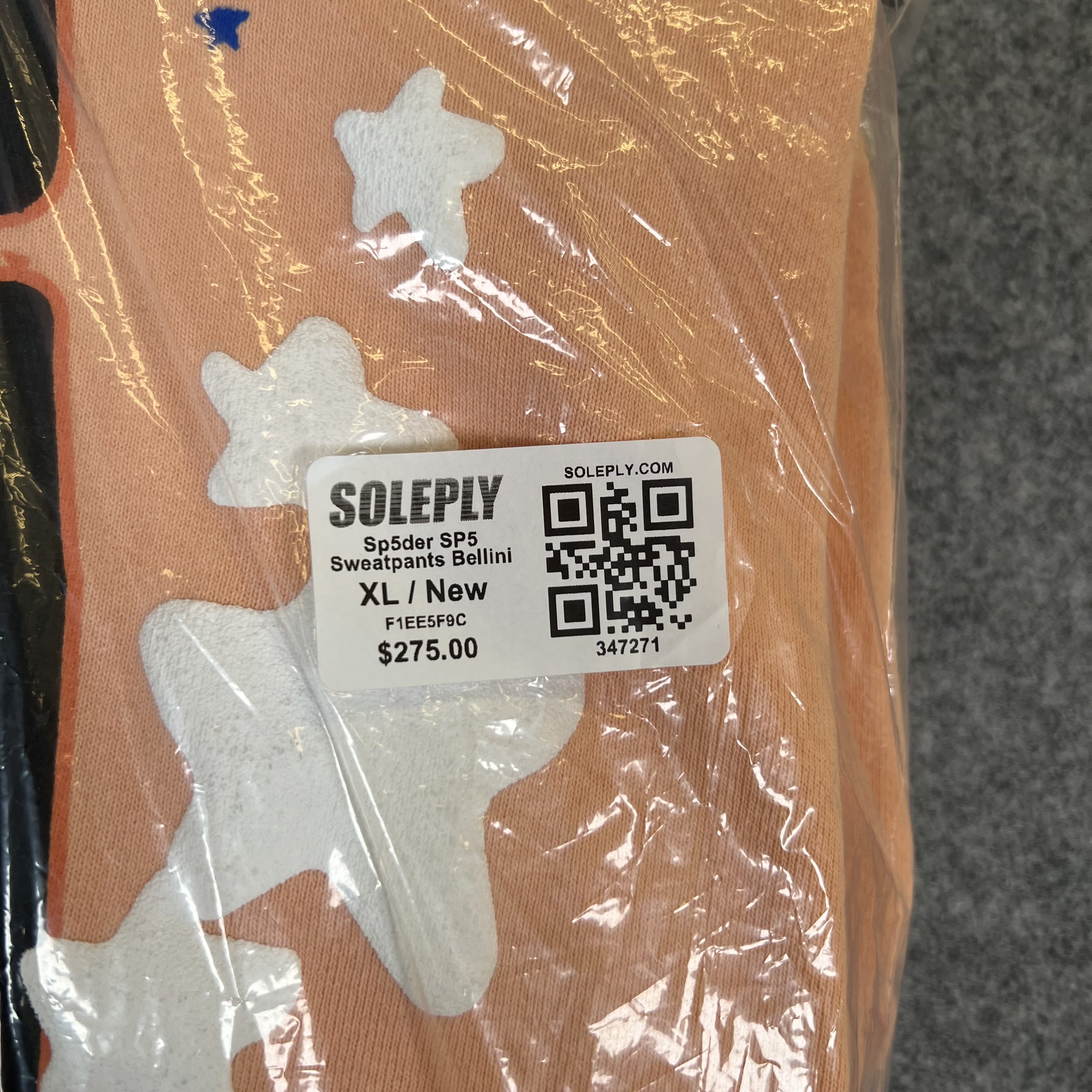 347271 Sp5der SP5 Sweatpants Bellini
