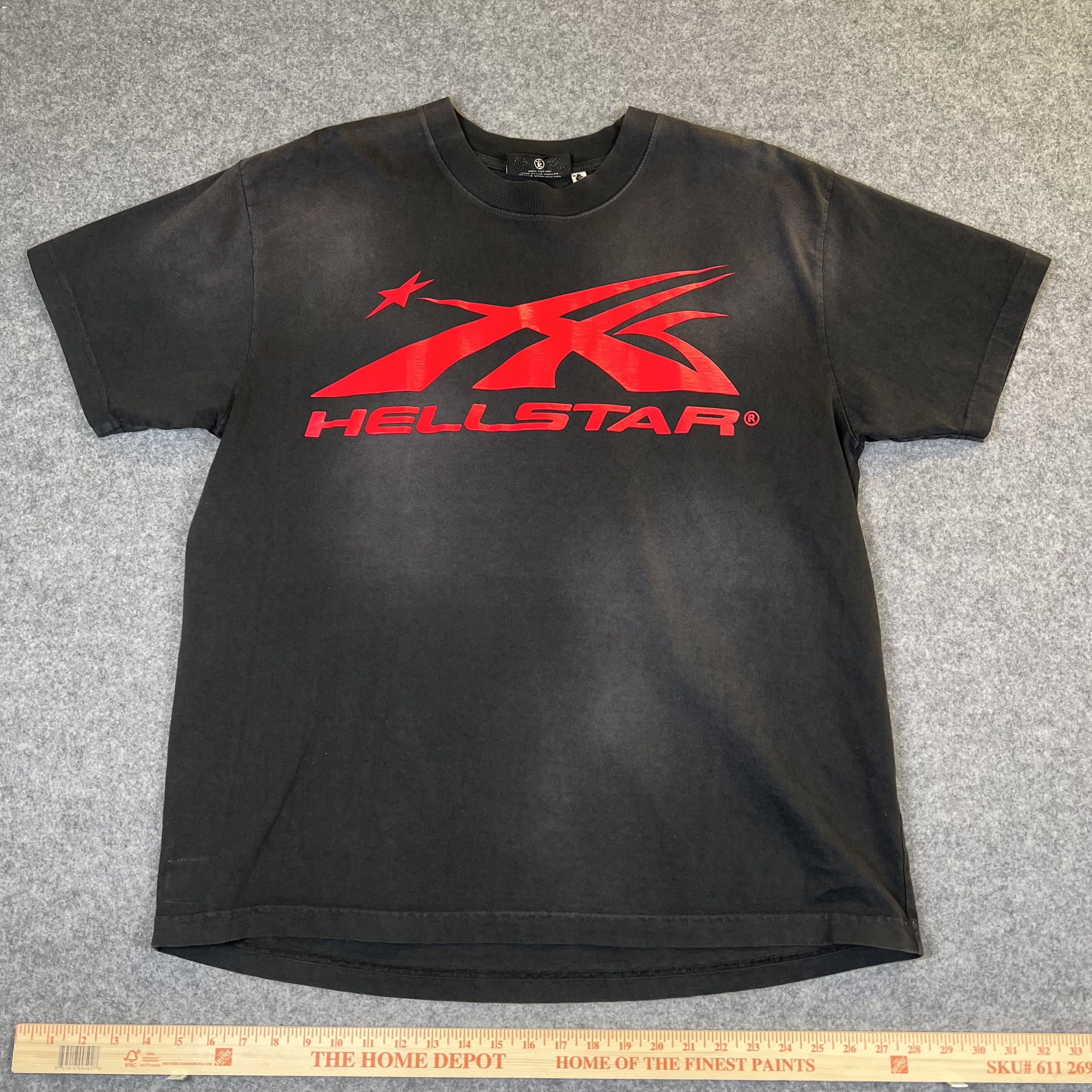 260477 Hellstar Sports Core Gel Logo T-Shirt 'Black/Red'