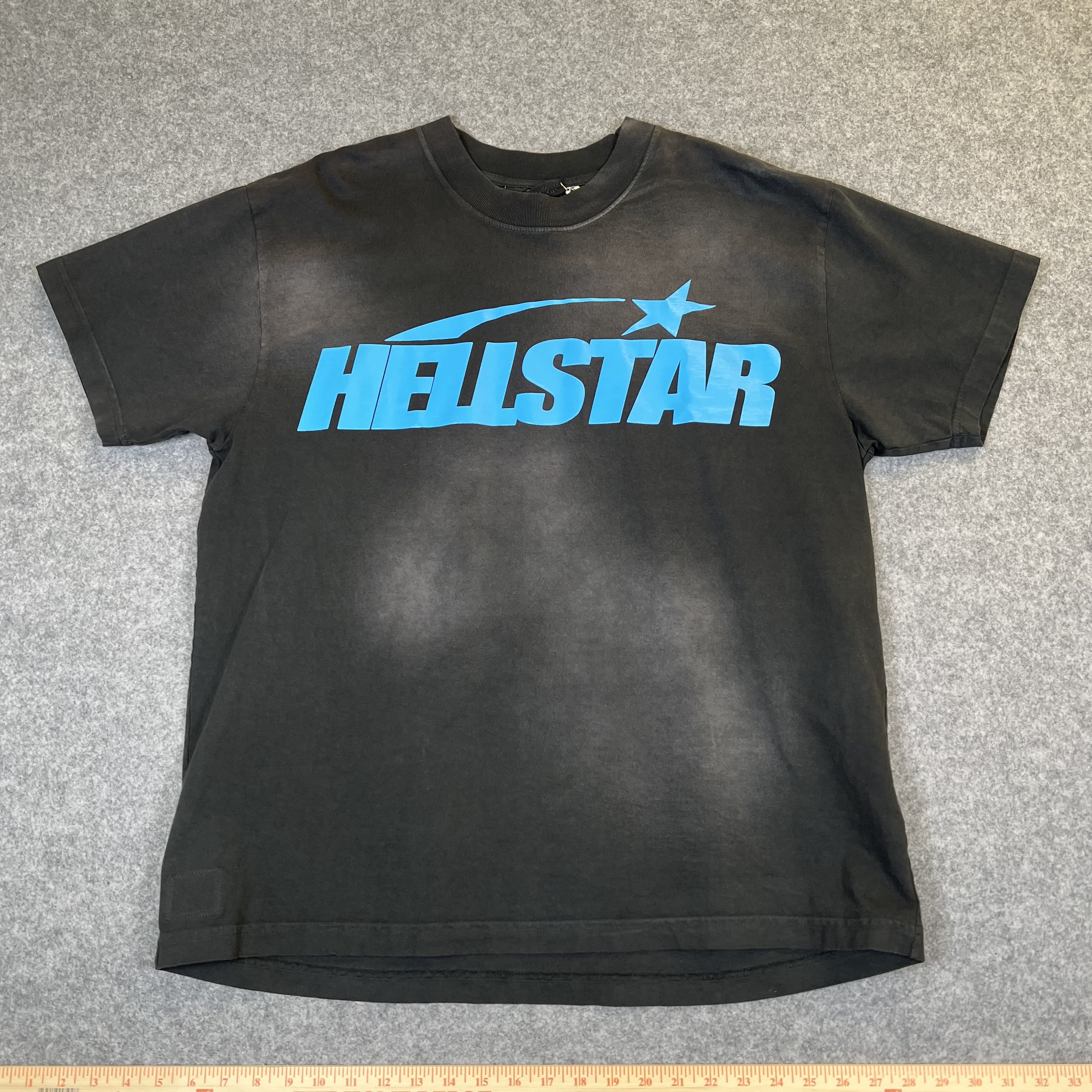 260799 Hellstar Classic T-Shirt (Gel Print) 'Black/Blue'