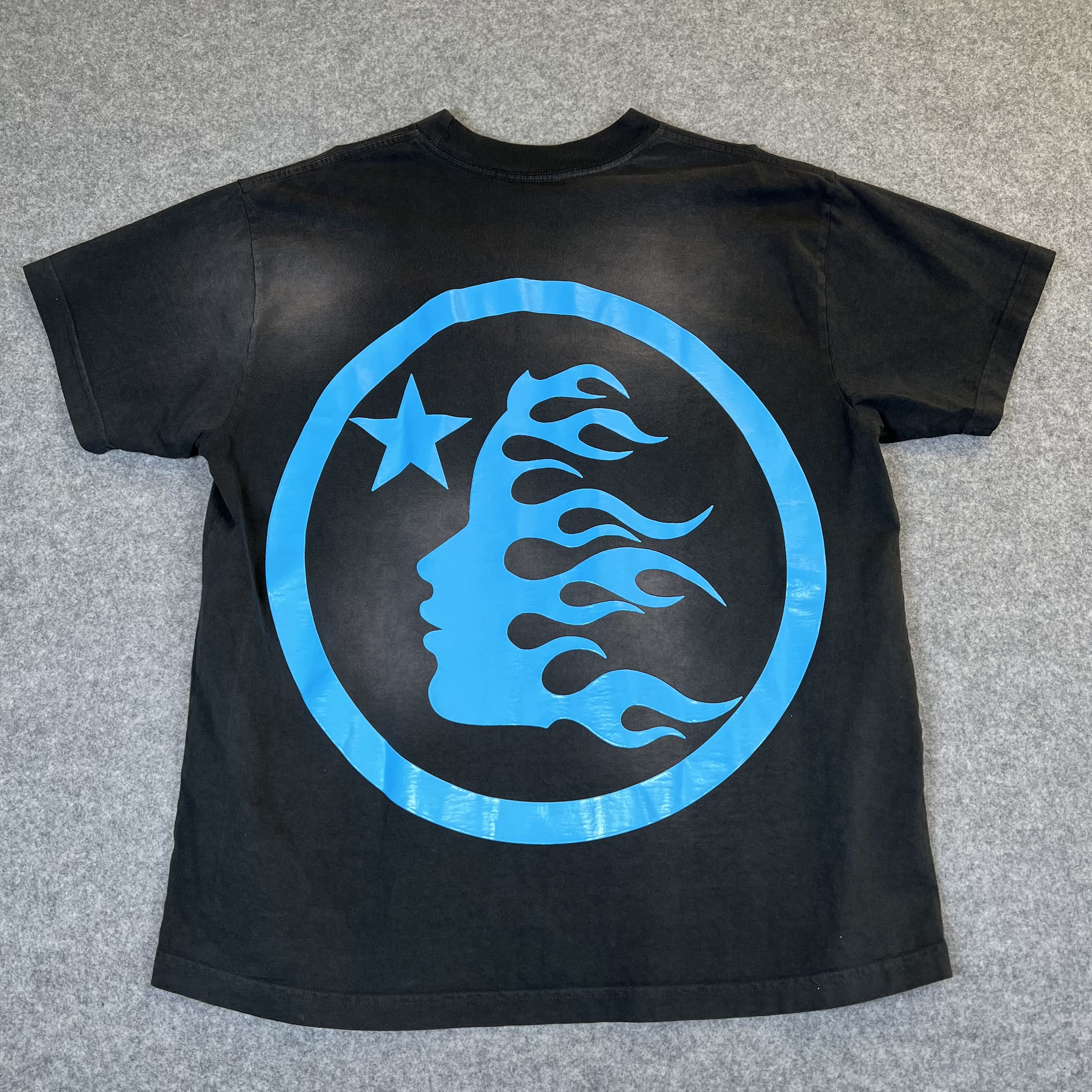 260799 Hellstar Classic T-Shirt (Gel Print) 'Black/Blue'
