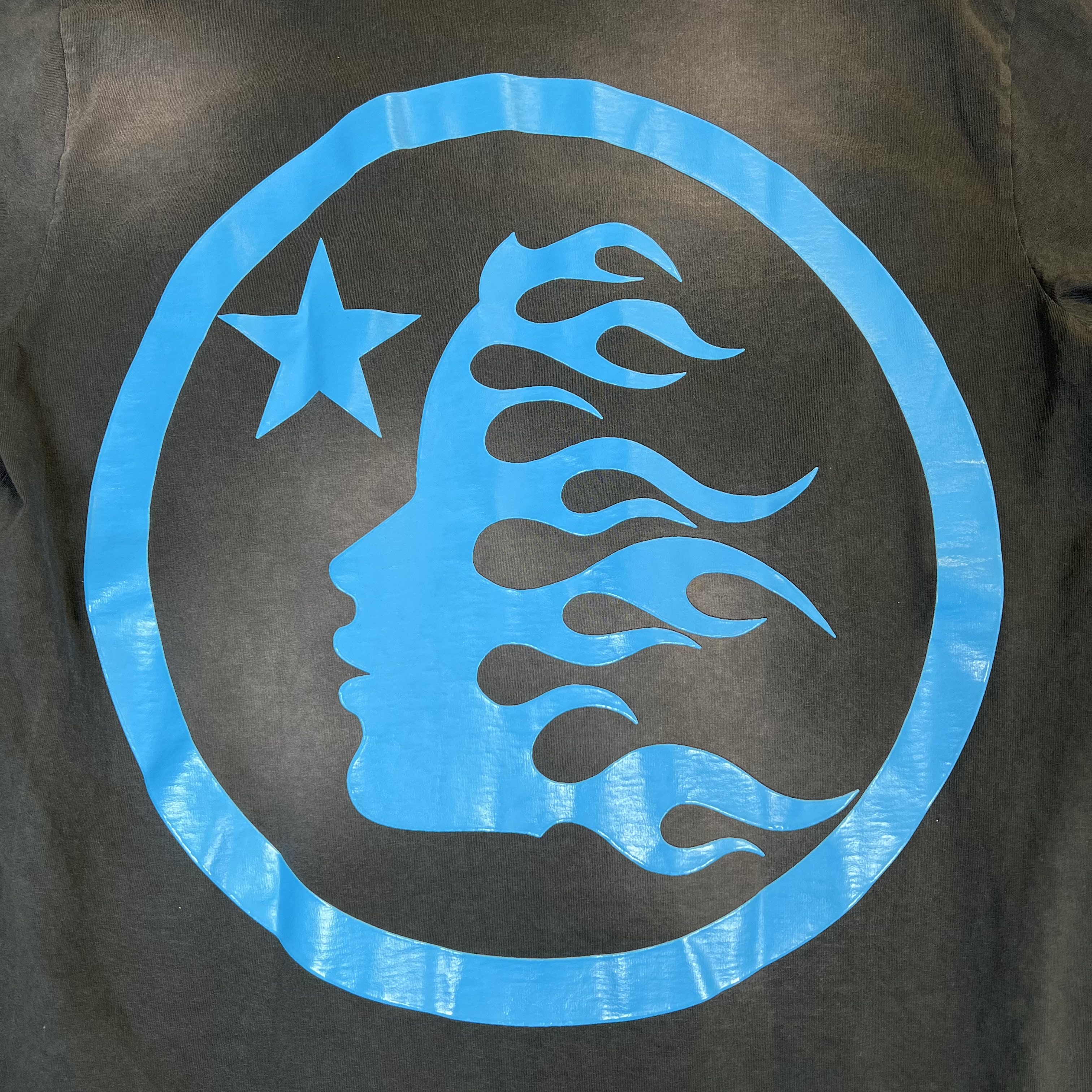 260799 Hellstar Classic T-Shirt (Gel Print) 'Black/Blue'