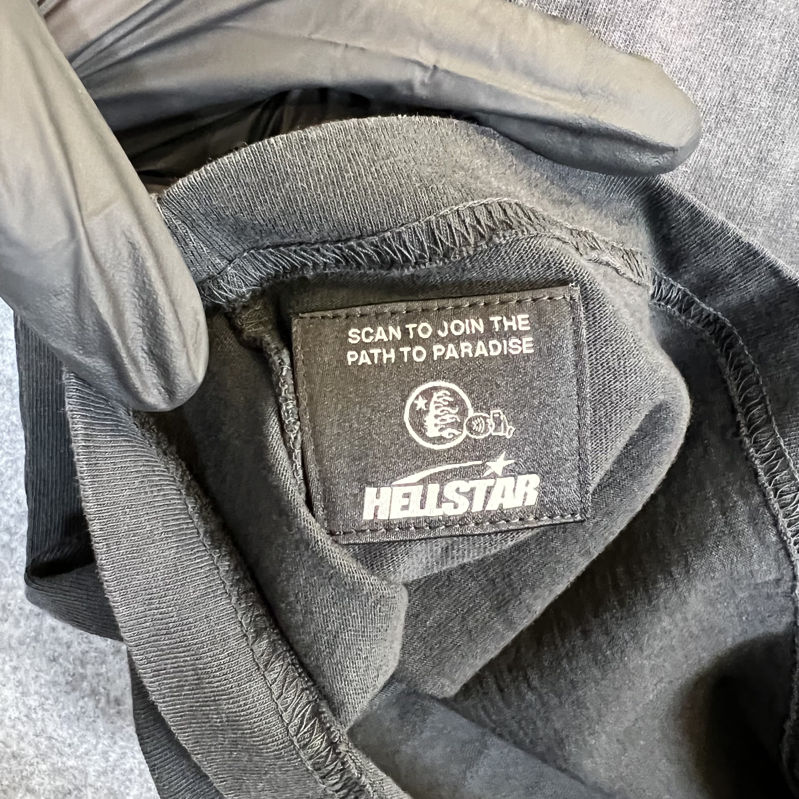 260799 Hellstar Classic T-Shirt (Gel Print) 'Black/Blue'