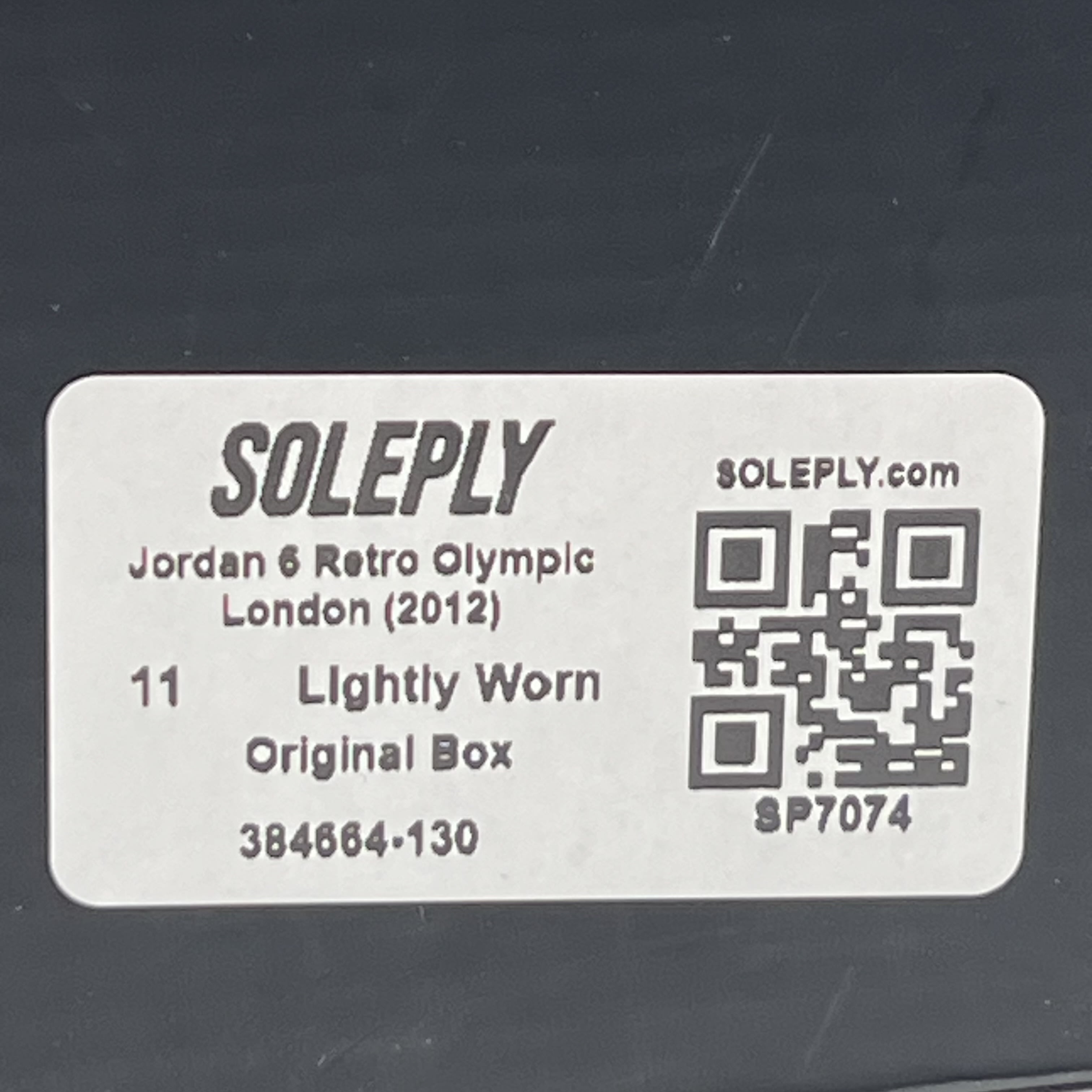 SP7074 Jordan 6 Retro Olympic London (2012)