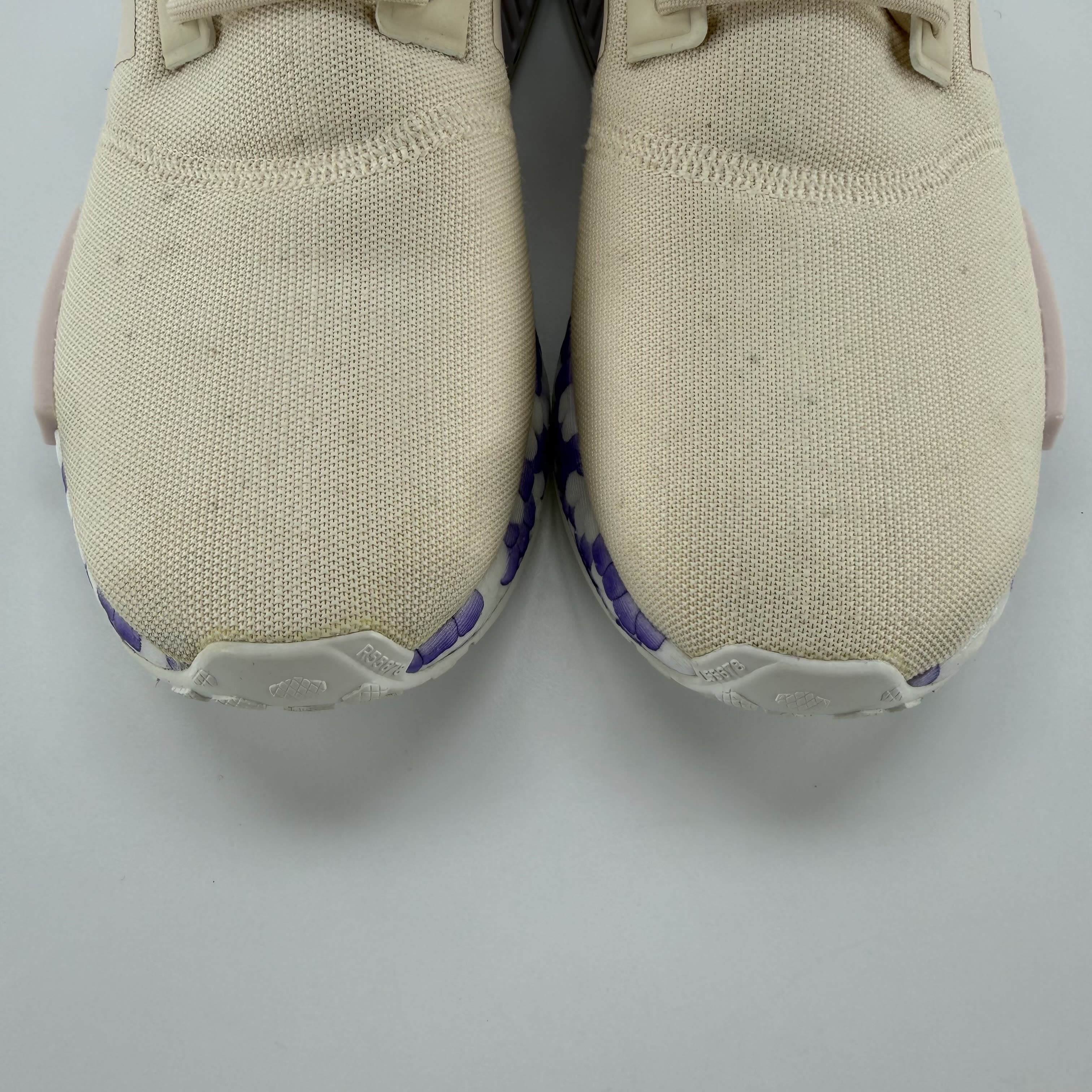 509998 Wmns NMD_R1 'Color Splash - Wonder White Purple Tint'