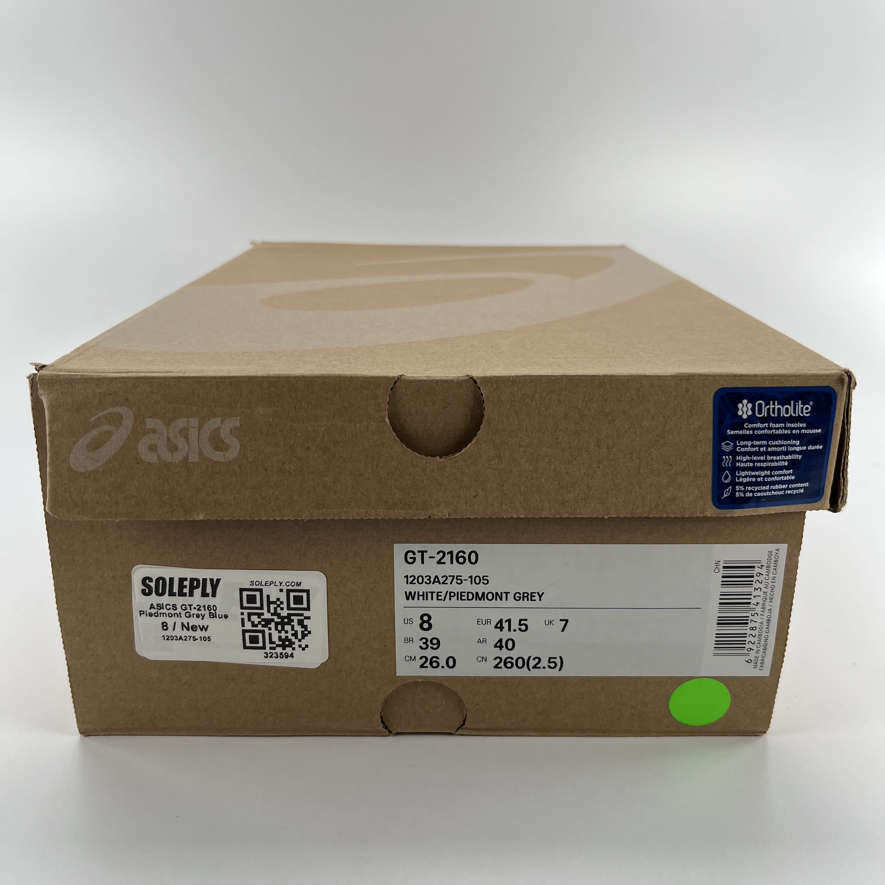 323594 ASICS GT-2160 Piedmont Grey Blue