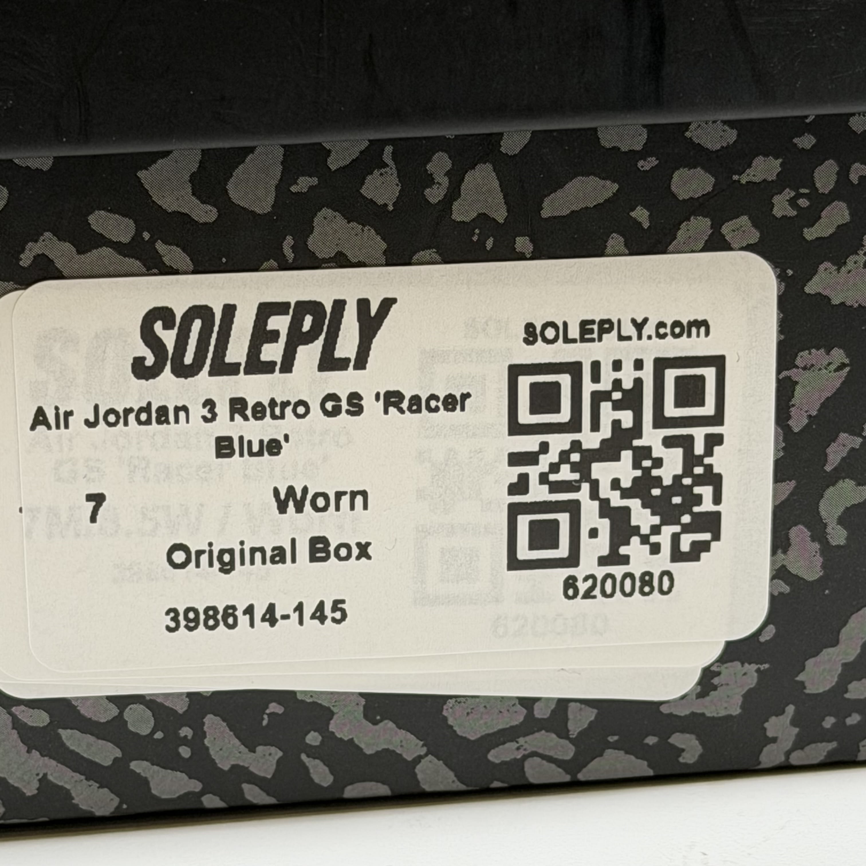 620080 Air Jordan 3 Retro GS 'Racer Blue'