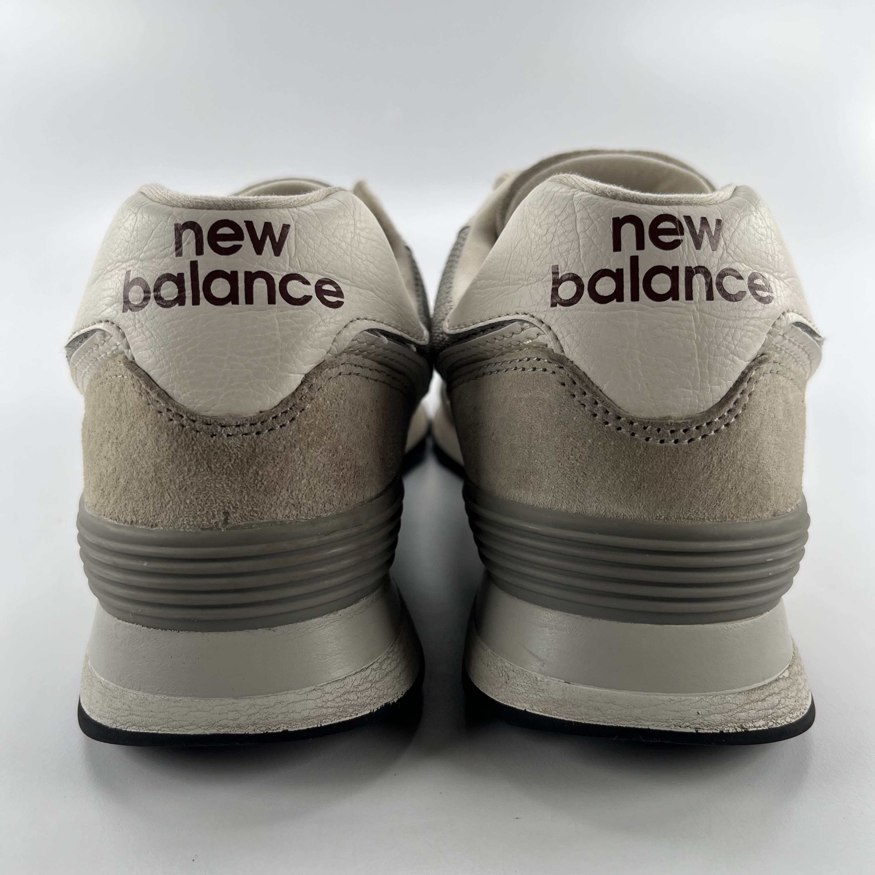 822445 New Balance 574 Rain Cloud White
