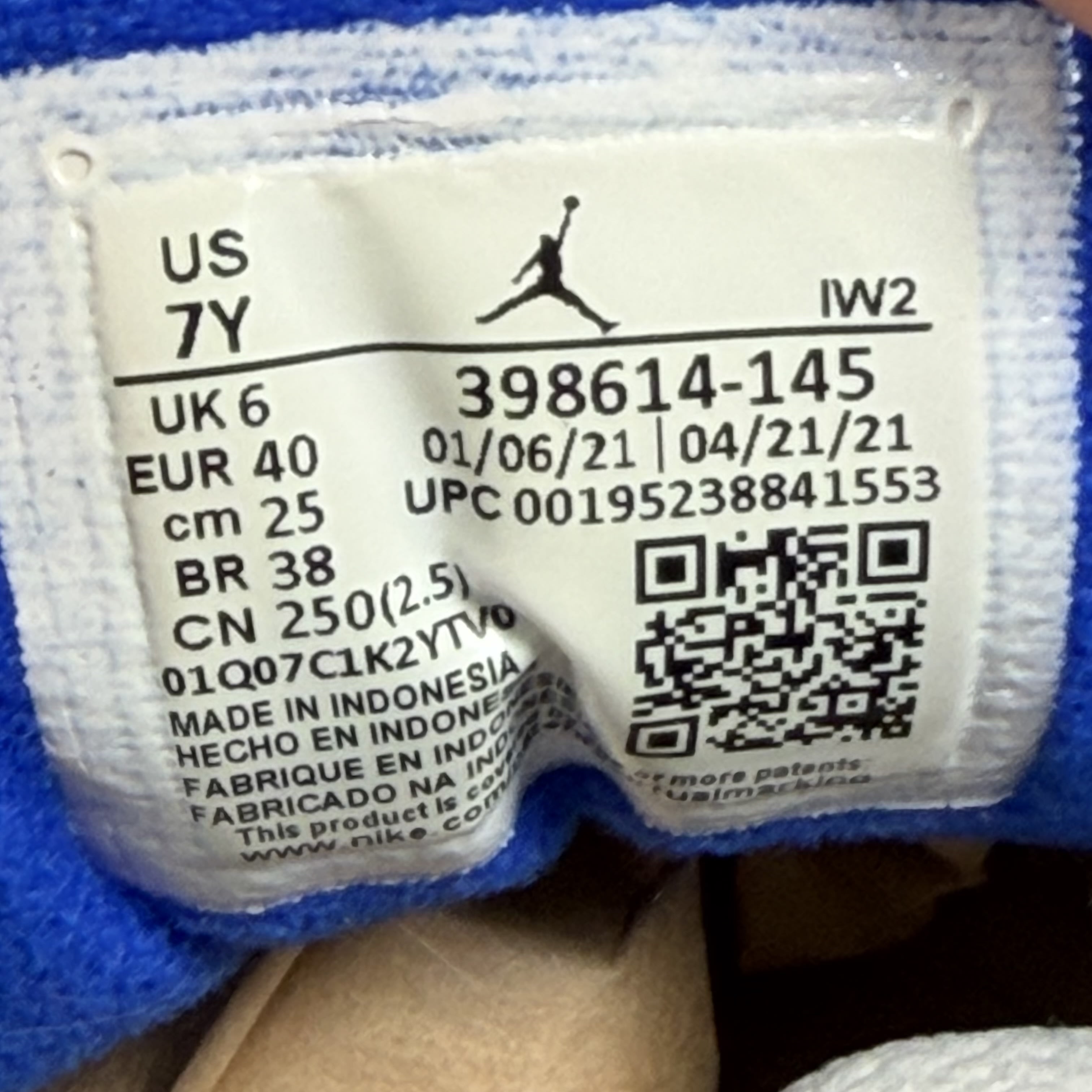 620080 Air Jordan 3 Retro GS 'Racer Blue'