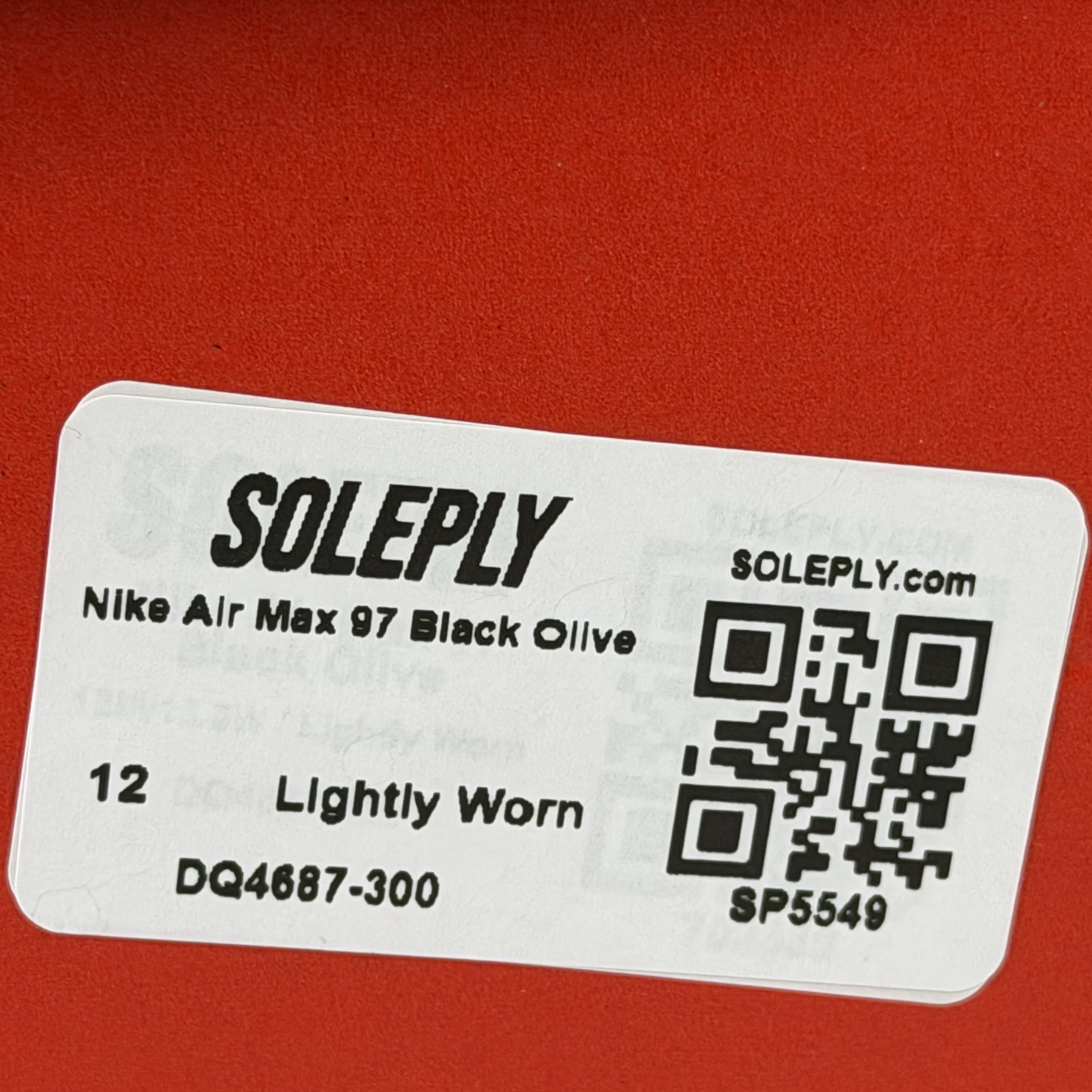 SP5549 Nike Air Max 97 Black Olive