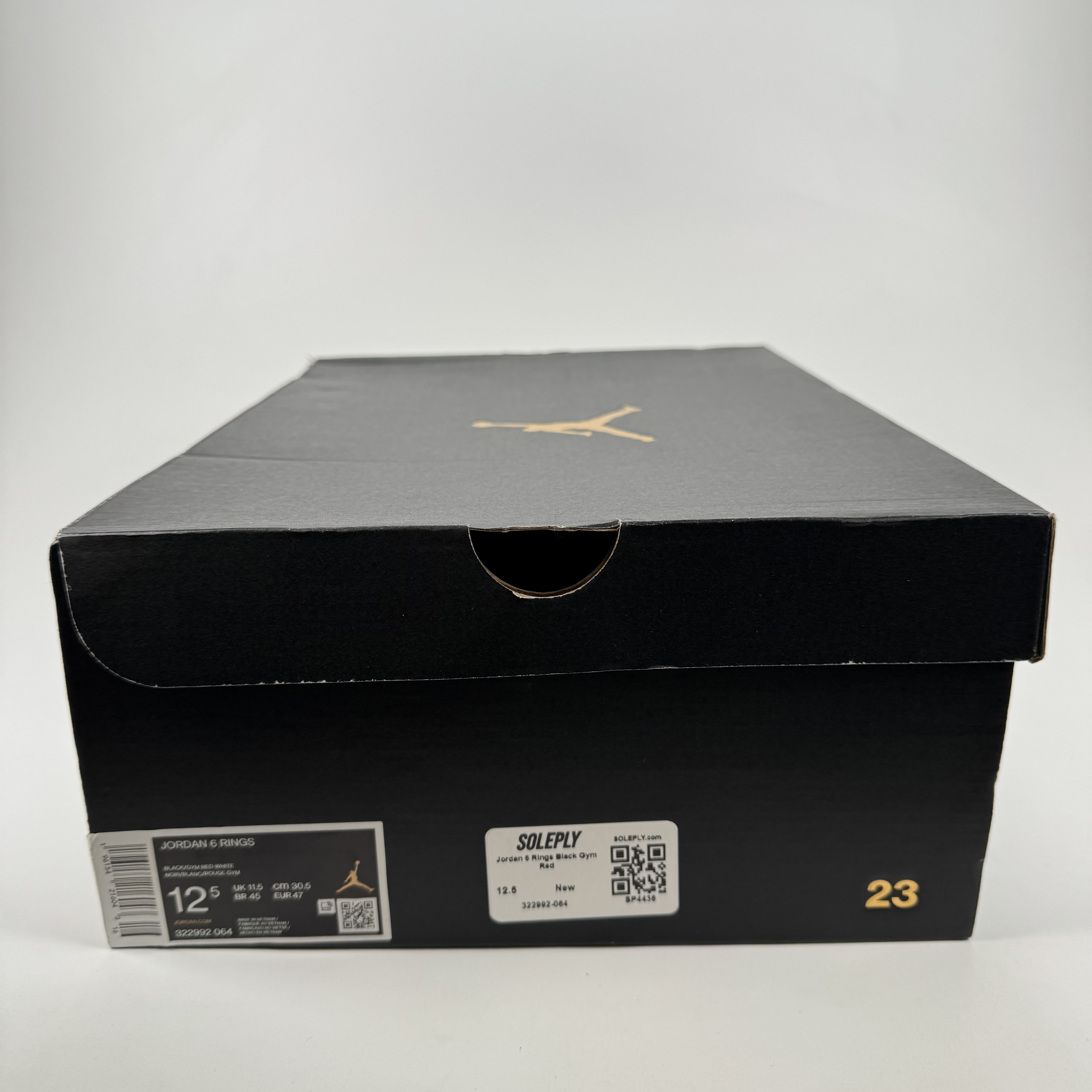 SP4436 Jordan 6 Rings Black Gym Red