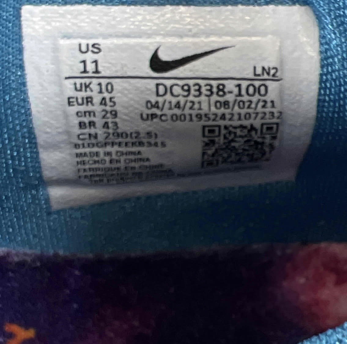 SP7616 Nike LeBron 19 Space Jam