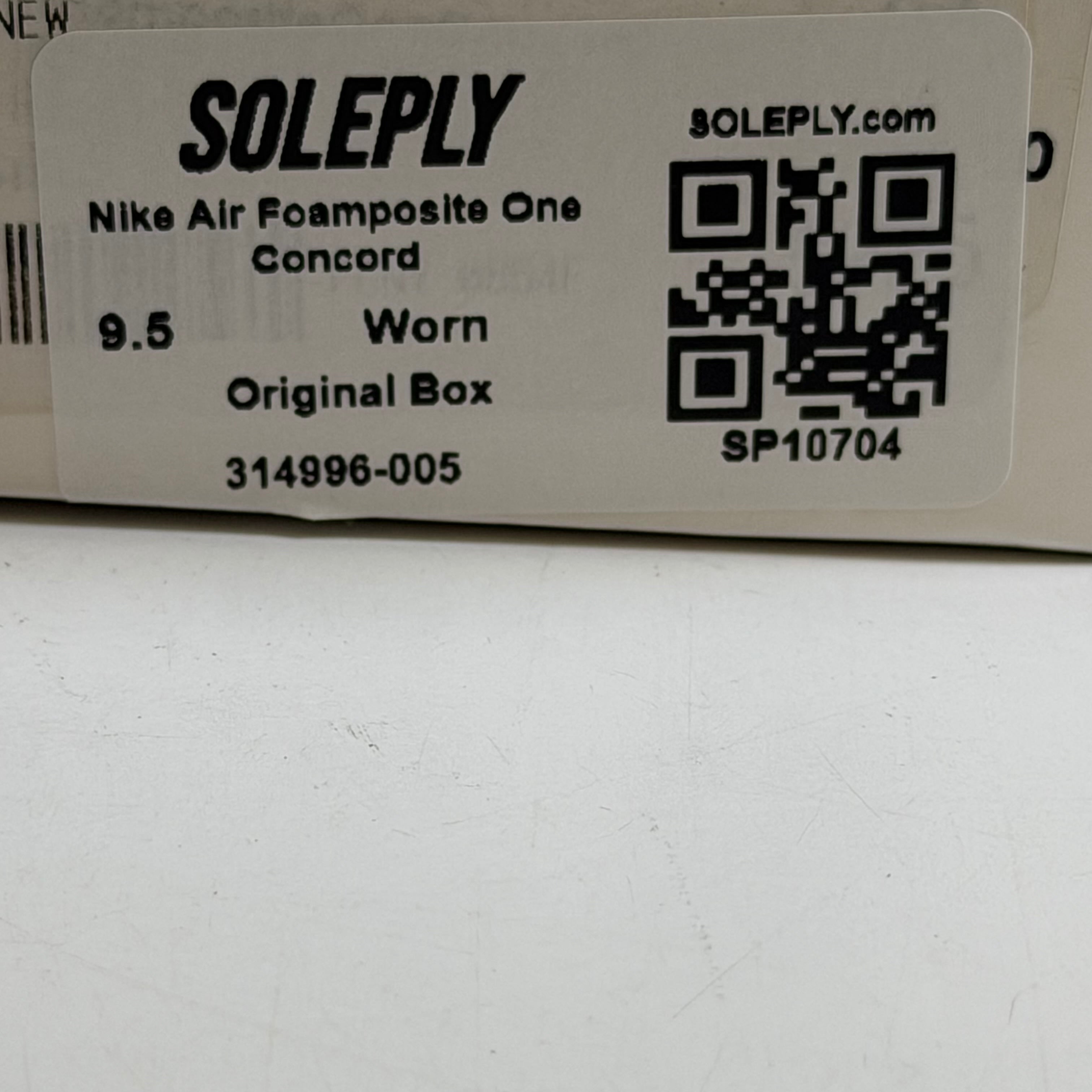 SP10704 Nike Air Foamposite One Concord
