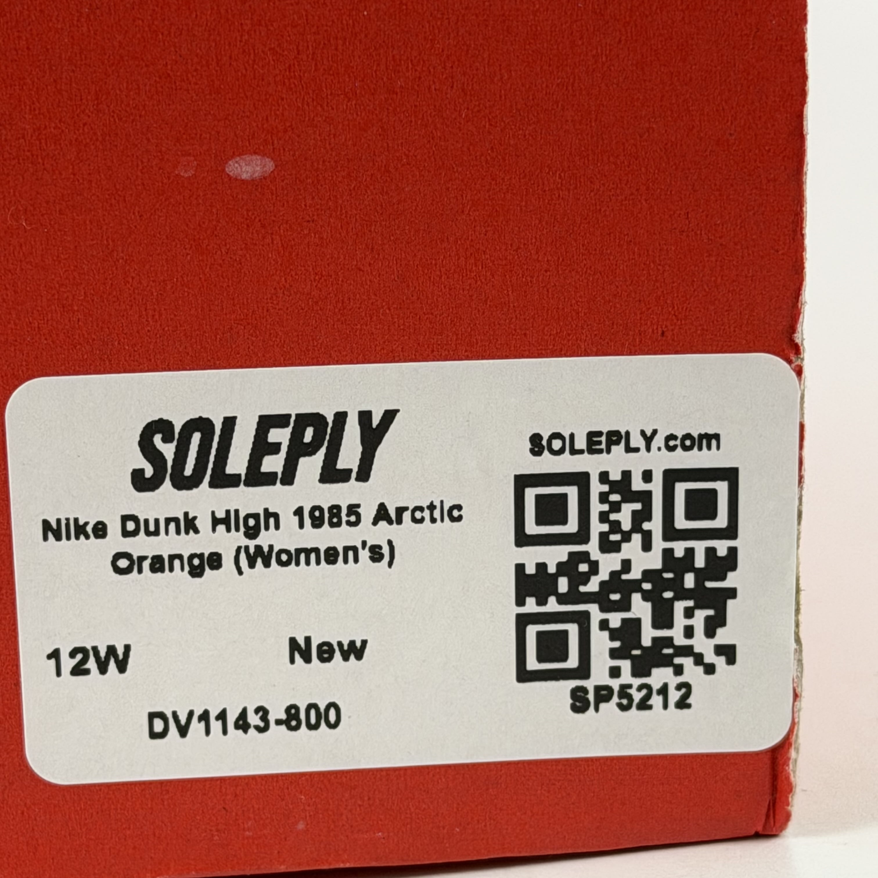 SP5212 Nike Dunk High 1985 Arctic Orange (Women's)